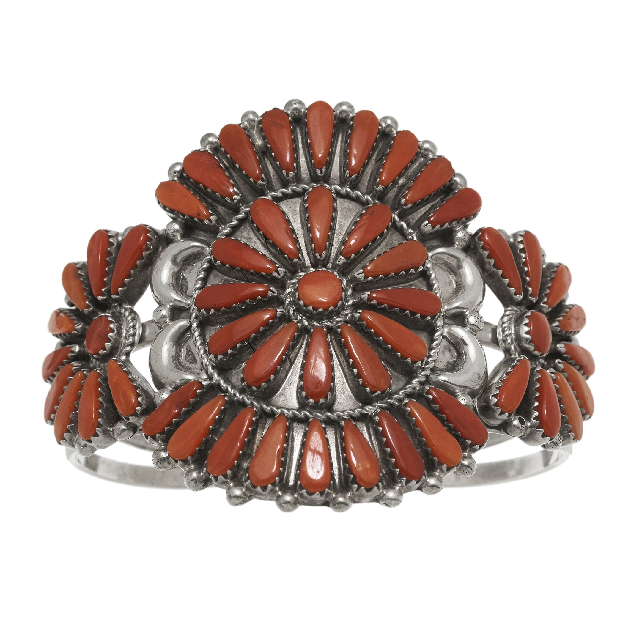 Zuni Cactus Flower bracelet BR937 - Harpo Paris
