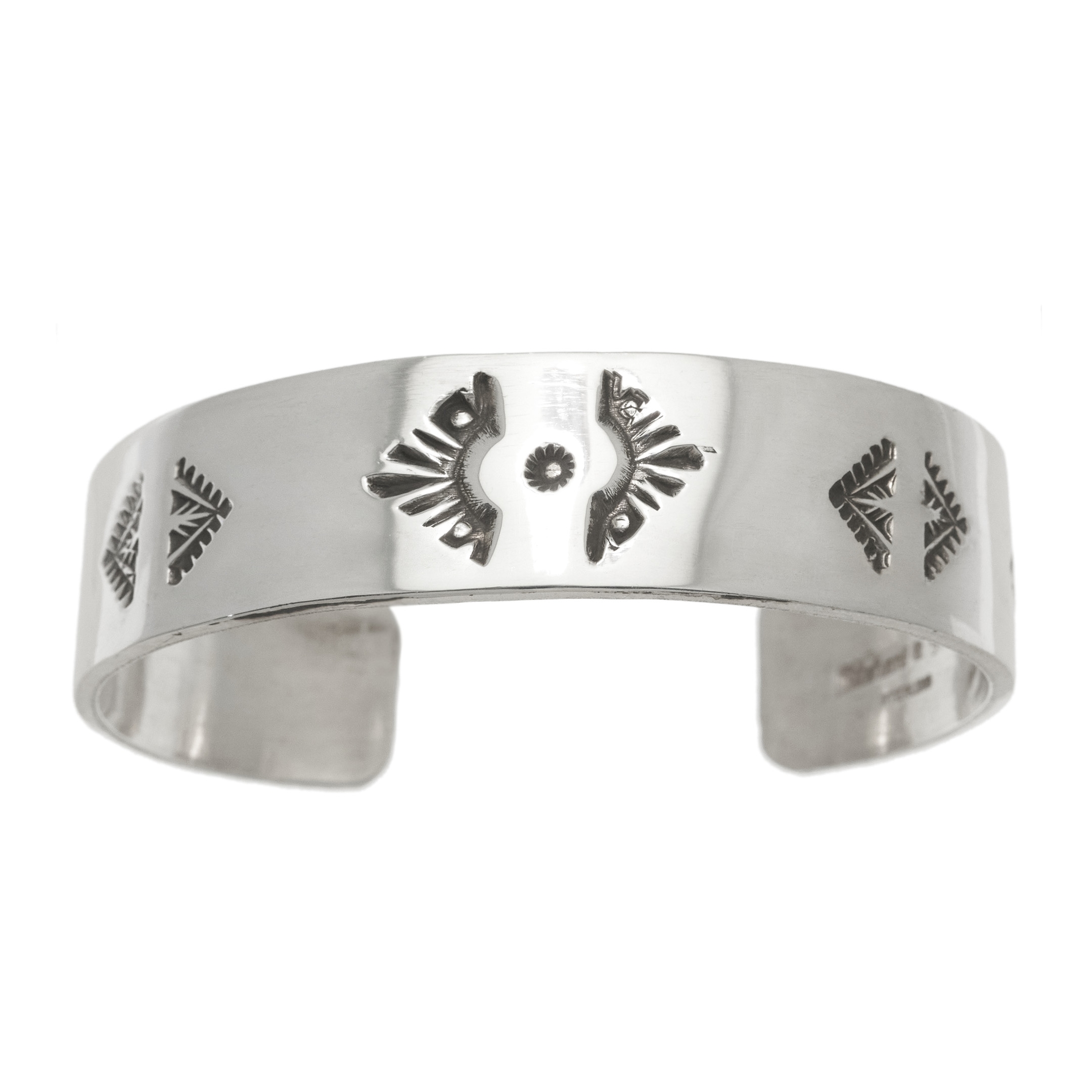 Navajo bracelet in silver BR945 - Harpo Paris