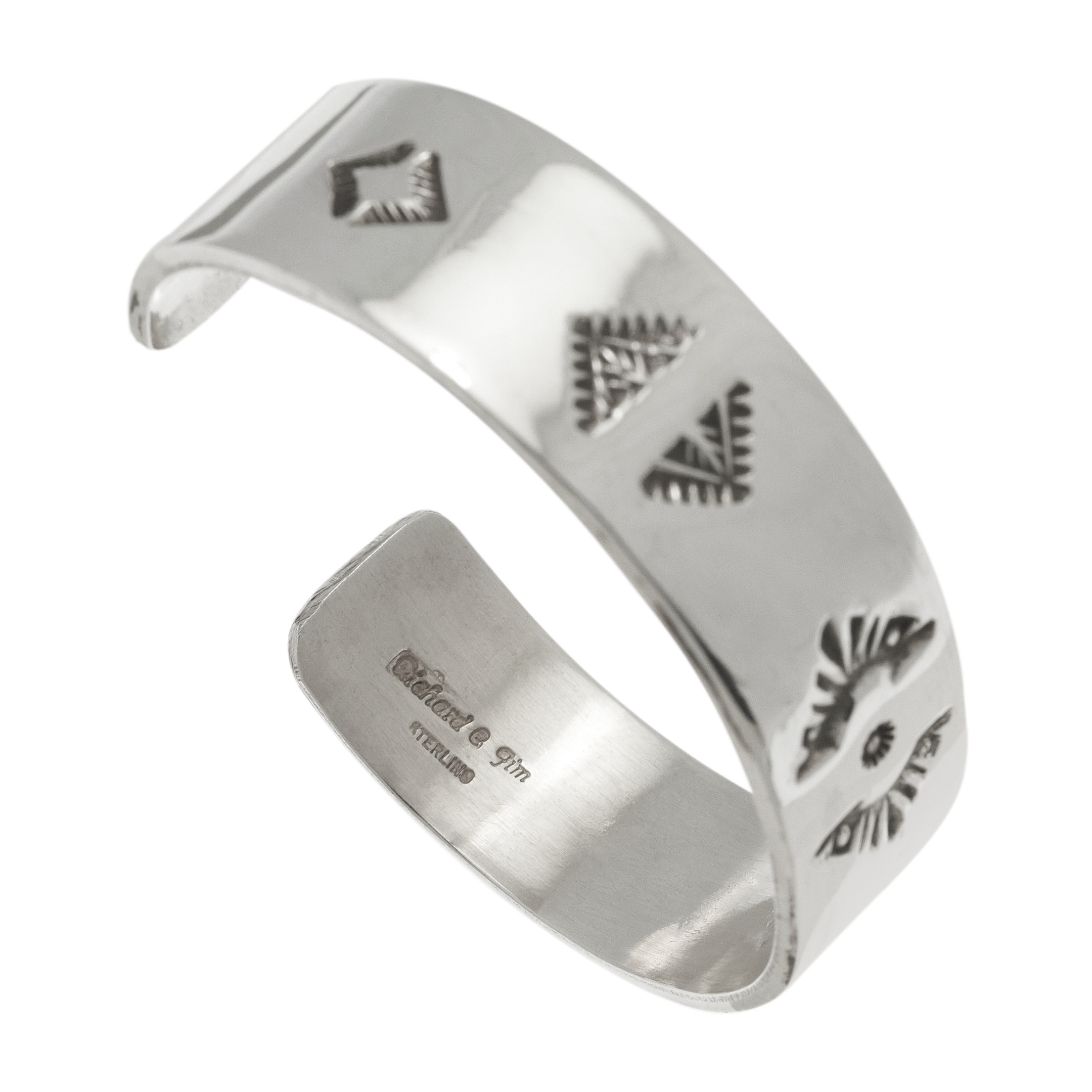 Navajo bracelet in silver BR945 - Harpo Paris
