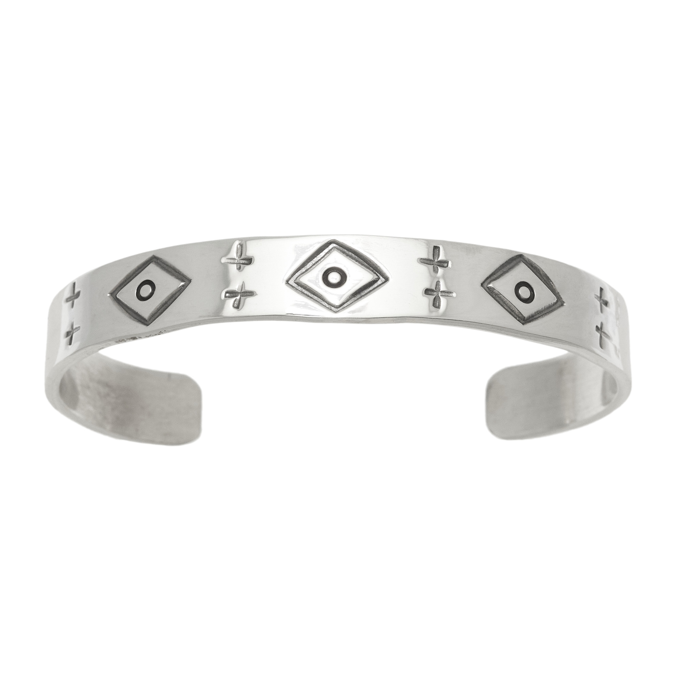 Navajo bracelet in silver BR946 - Harpo Paris