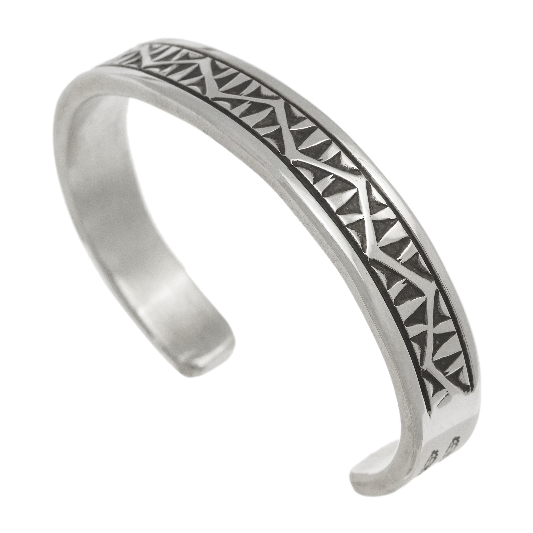 Navajo bracelet in silver BR947 - Harpo Paris