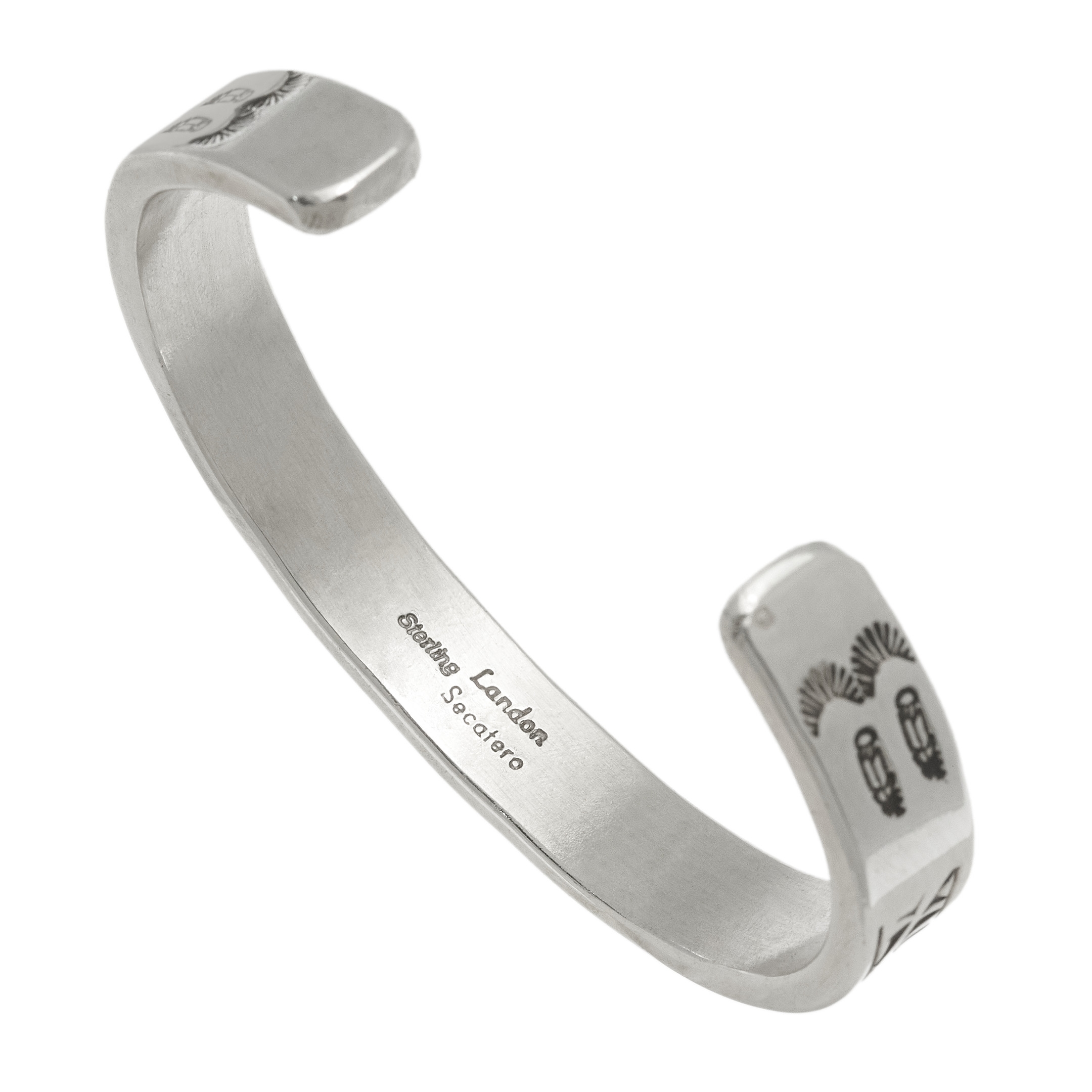 Navajo bracelet in silver BR947 - Harpo Paris