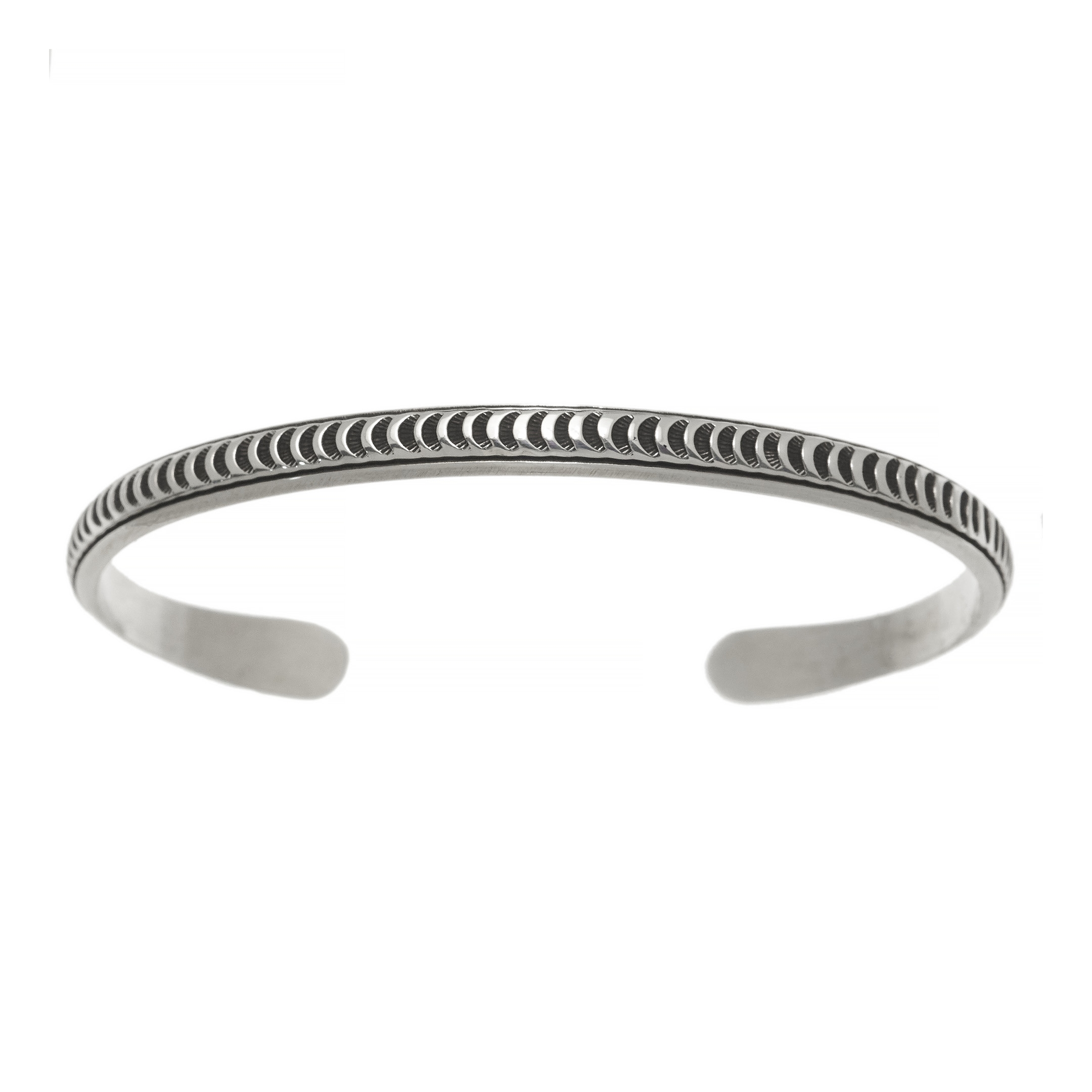 Navajo bracelet in silver BR951 - Harpo Paris