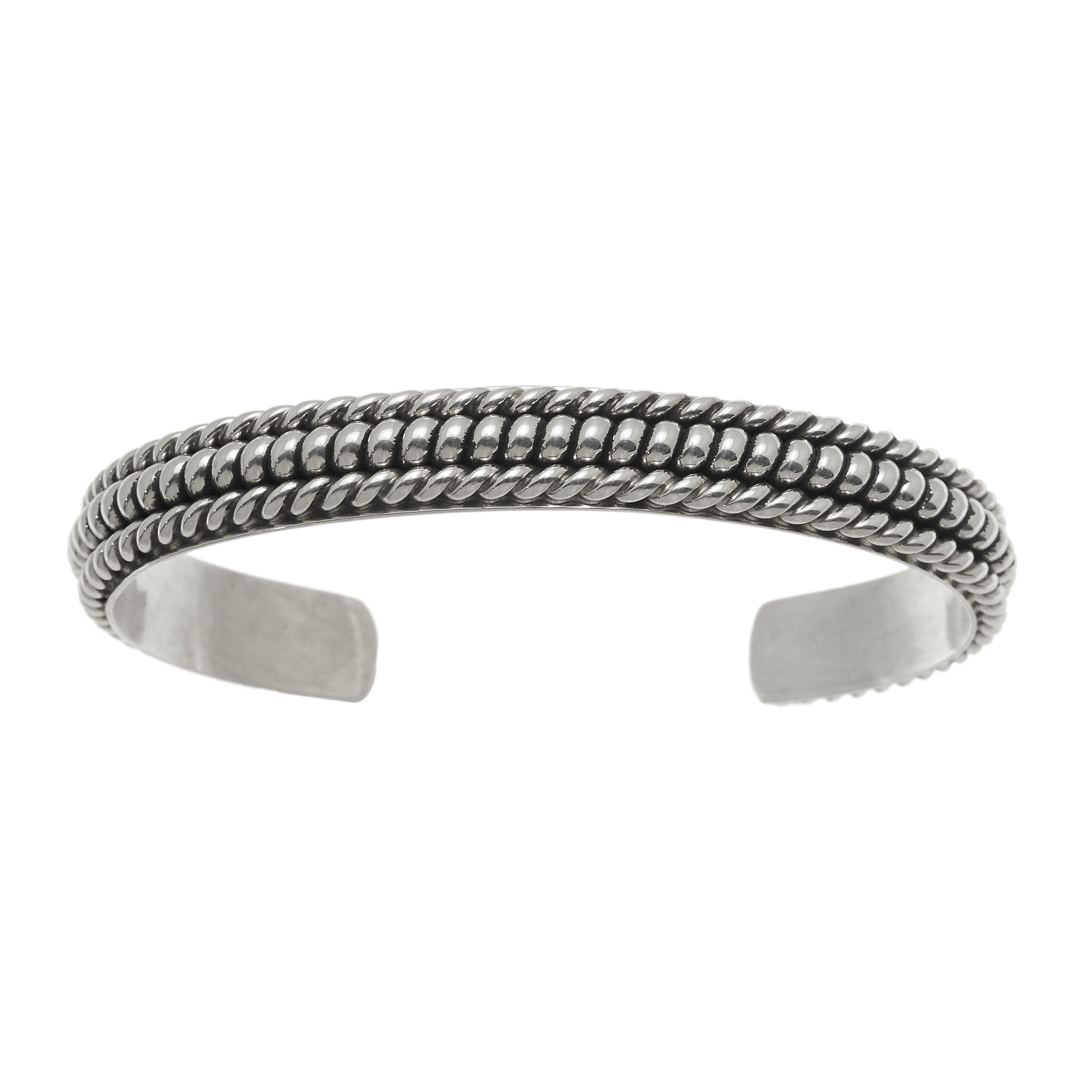Navajo bracelet in silver BR953 - Harpo Paris