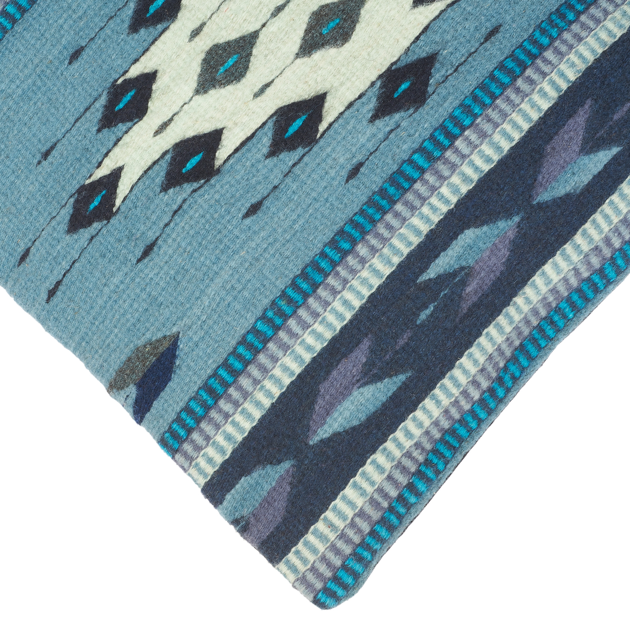 Coussin en laine fait main par la tribu Zapotec DECO192 - Harpo Paris