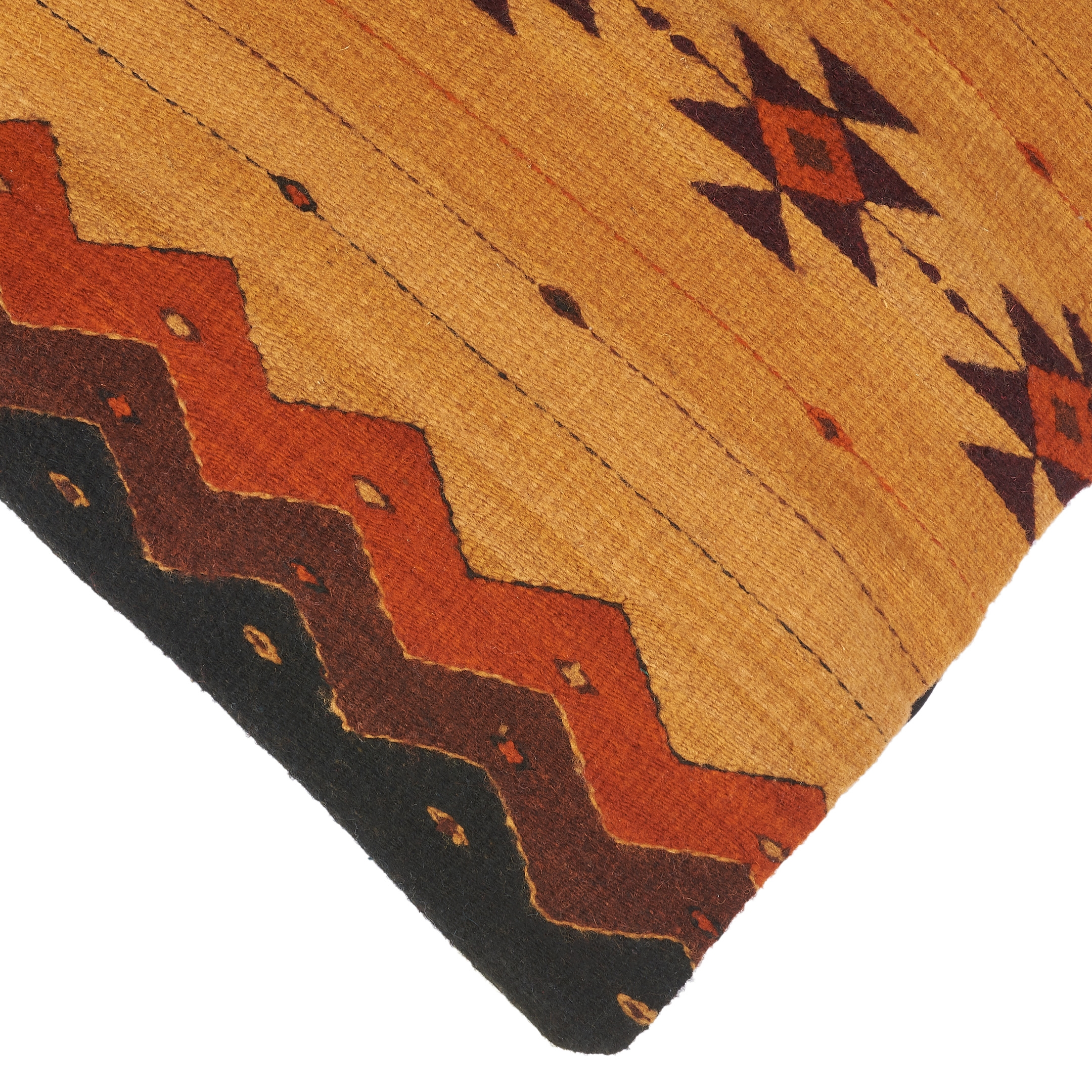 Wool pillow handmade by the Zapotec tribe DECO200 - Harpo Paris