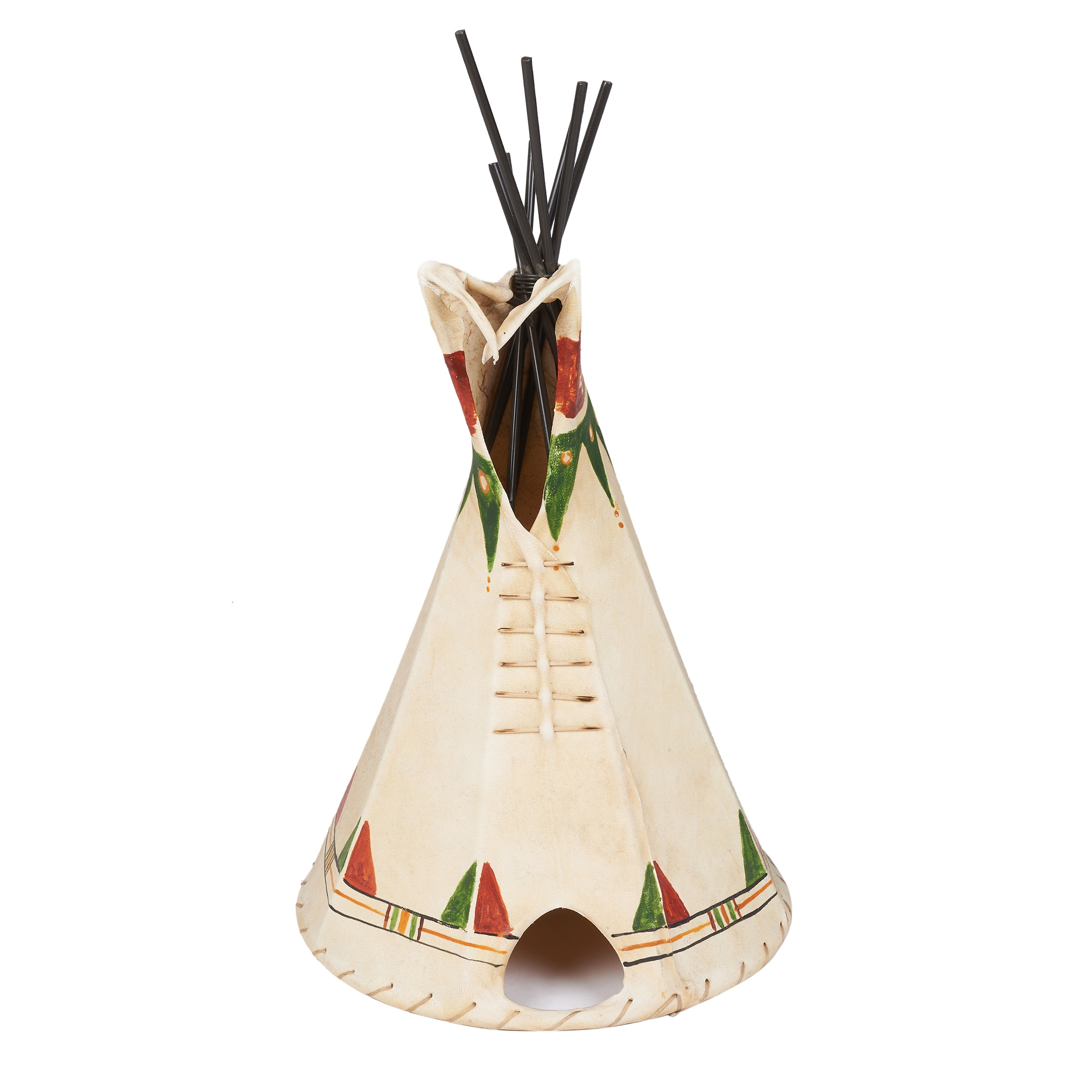 DECO206 lampe tipi en peau de cerf et tendon - Harpo Paris