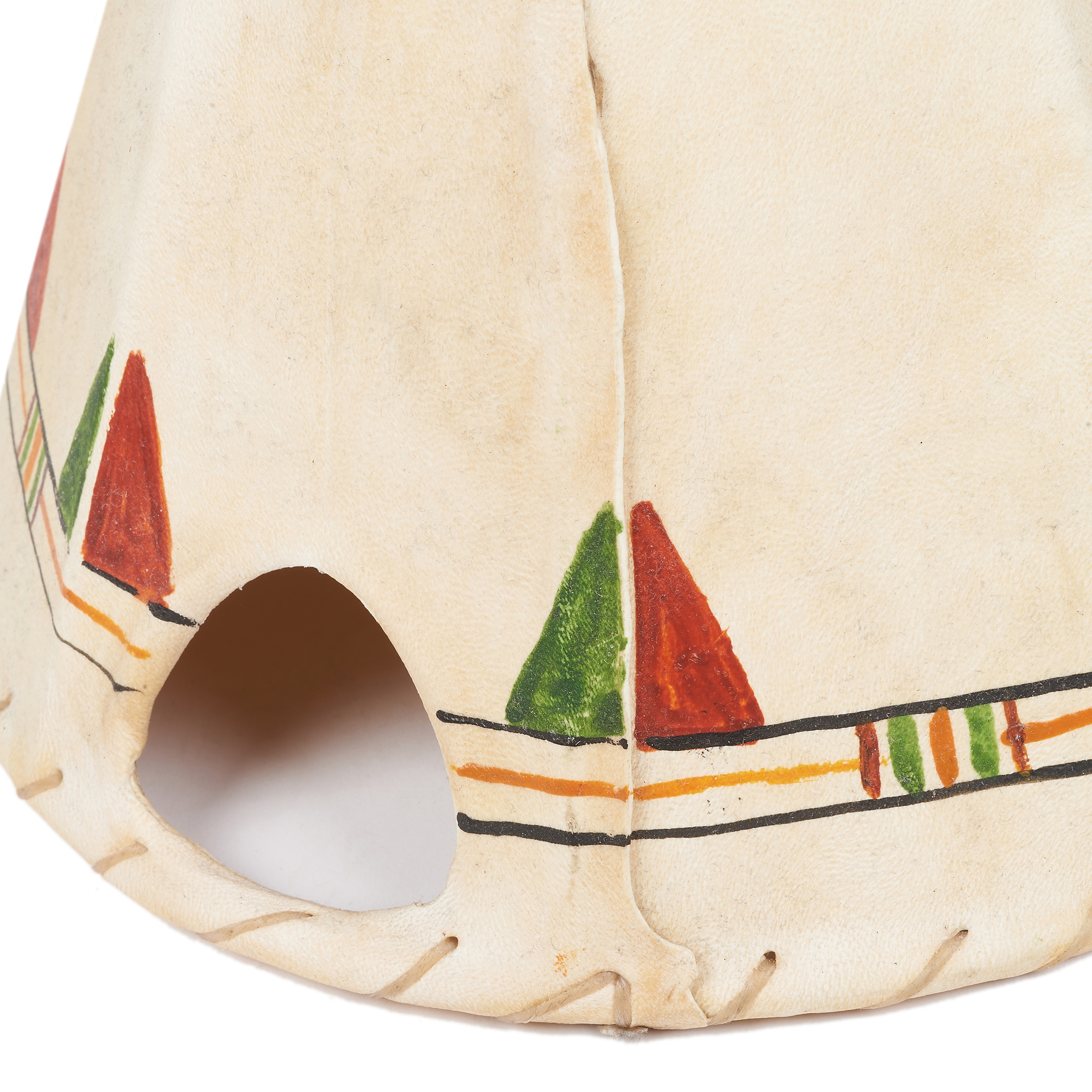 DECO206 lampe tipi en peau de cerf et tendon - Harpo Paris