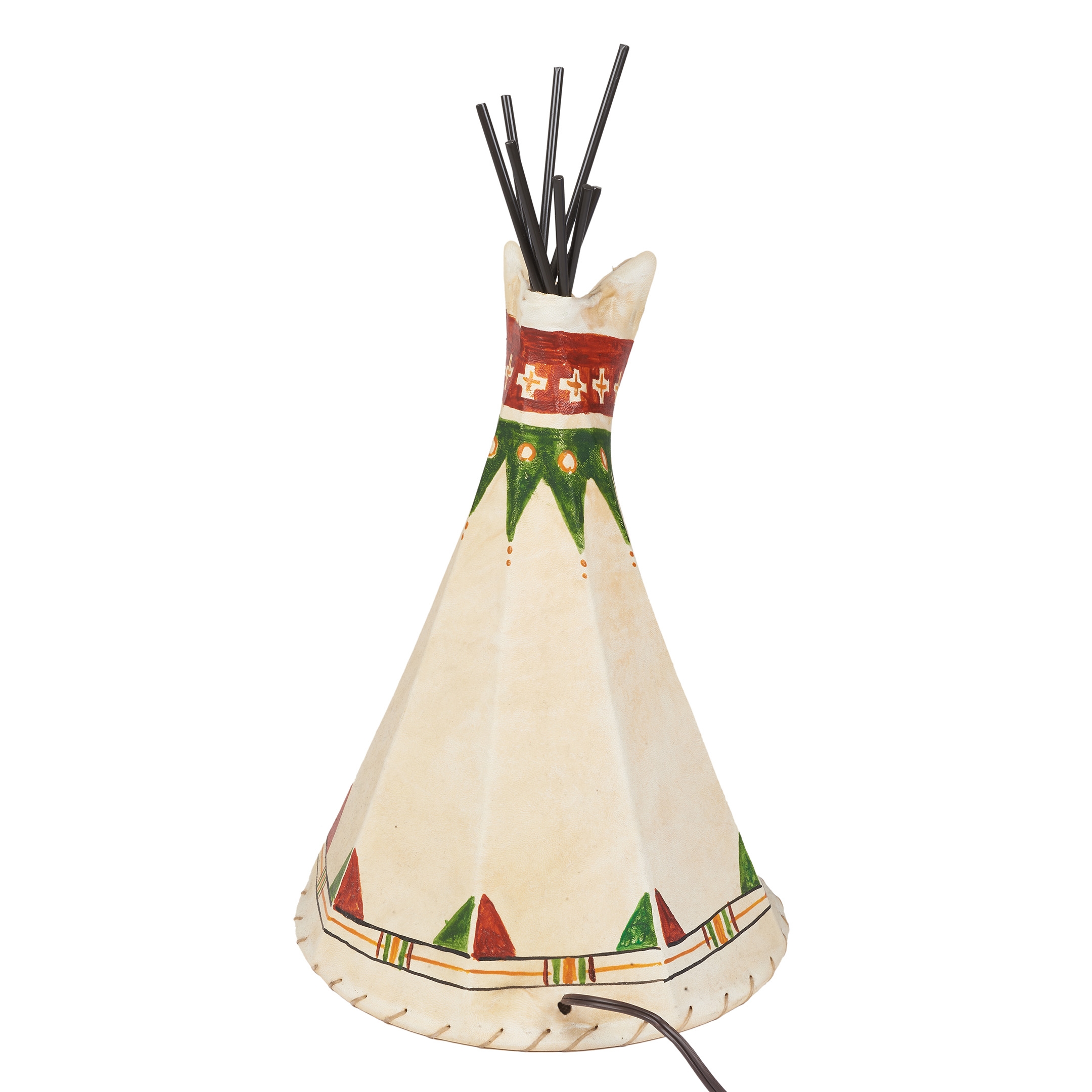 DECO206 lampe tipi en peau de cerf et tendon - Harpo Paris