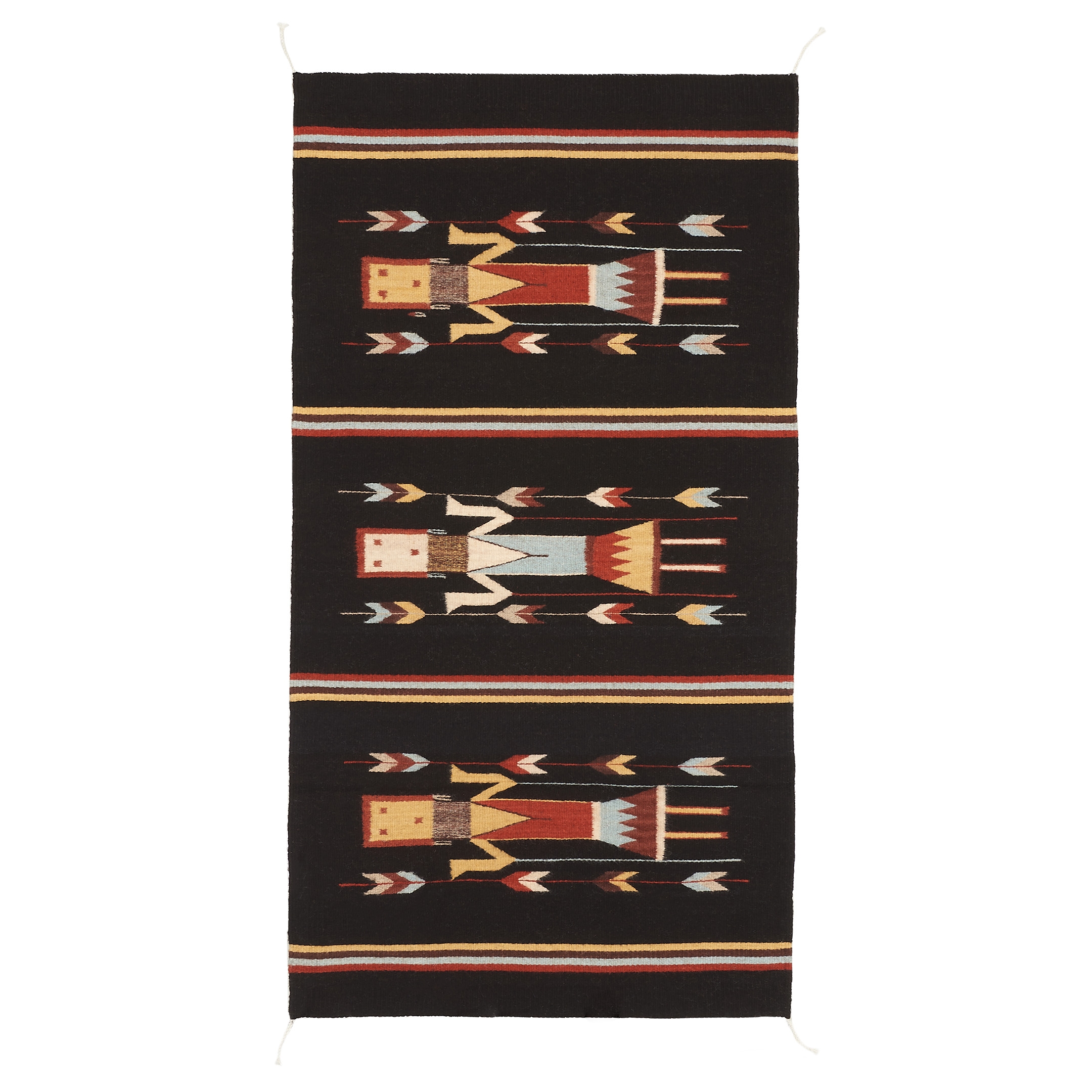 Zapotec rug mexican handcraft T161 - Harpo Paris