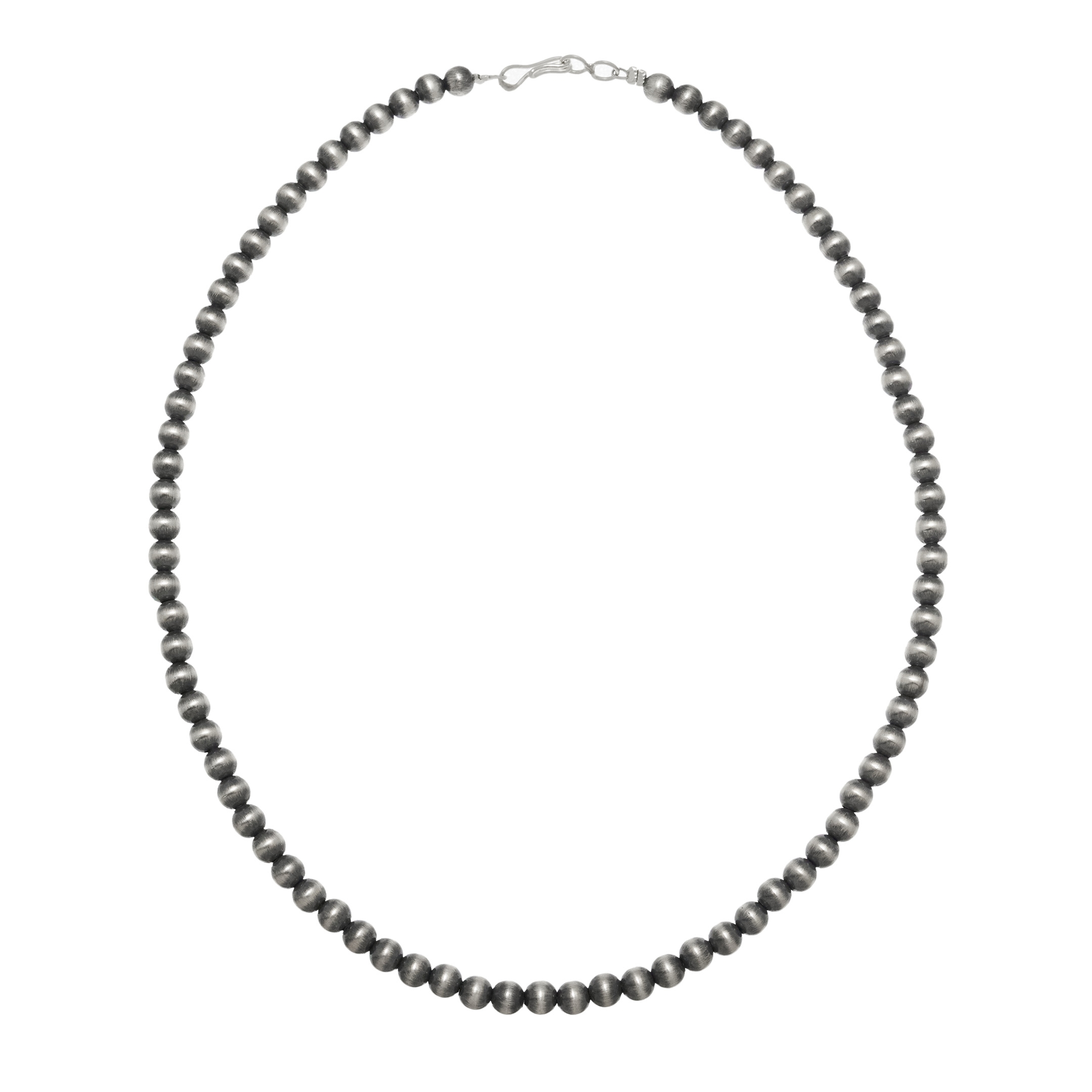 Silver beads necklace CO275 - Harpo Paris
