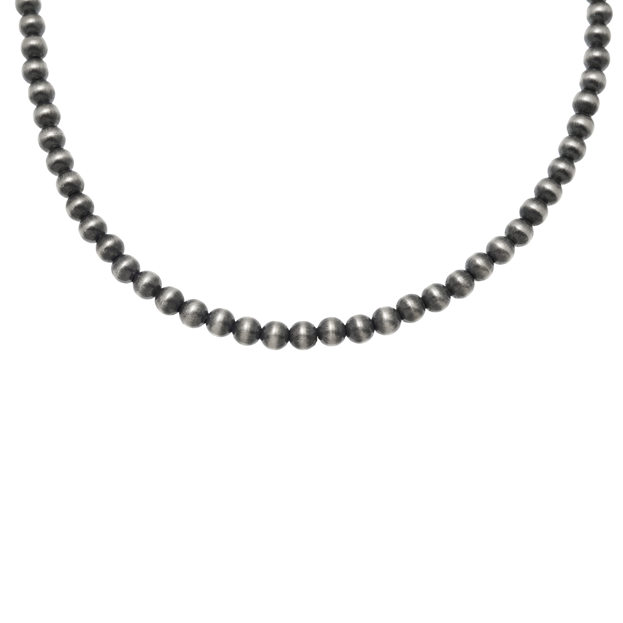 Silver beads necklace CO275 - Harpo Paris