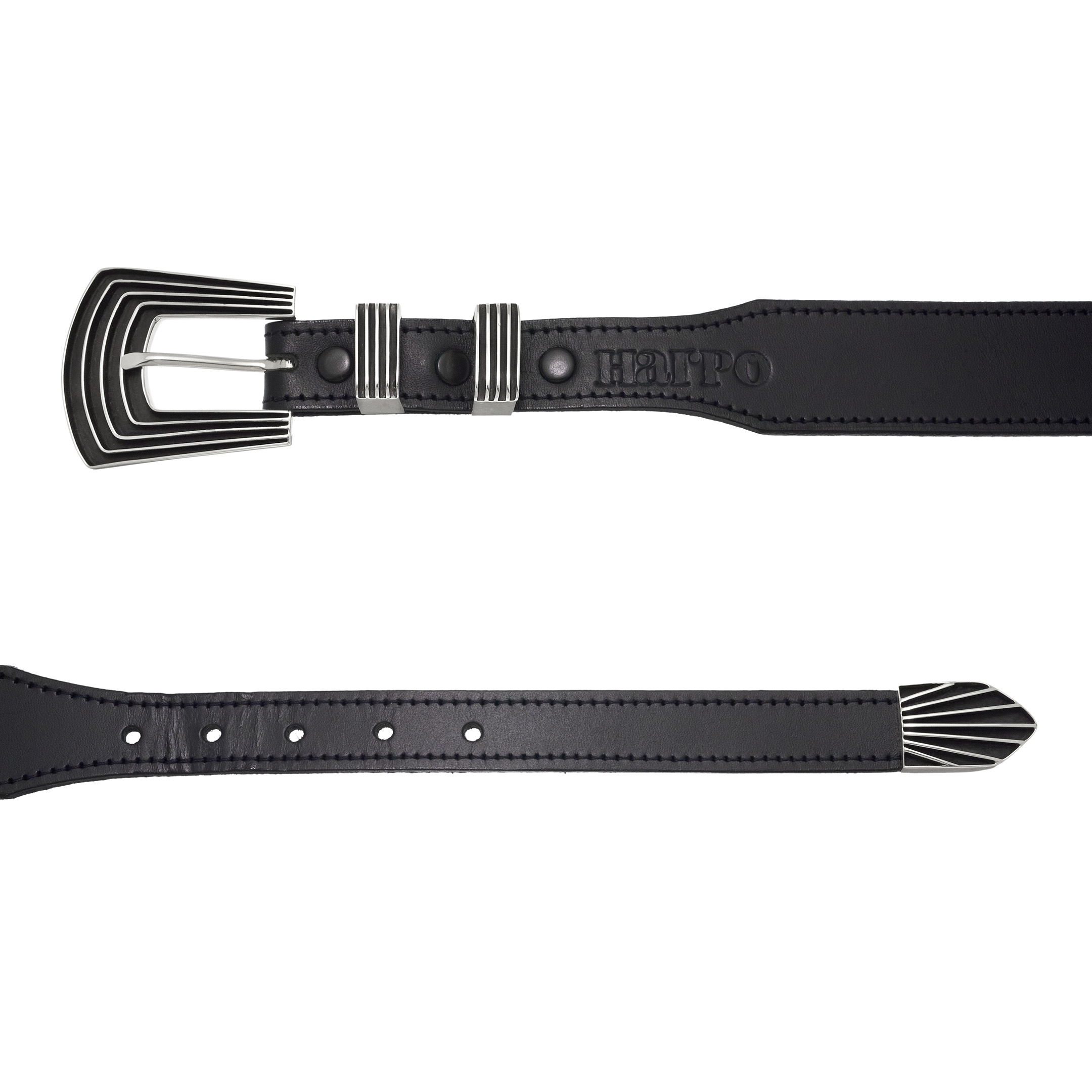 Ranger buckle all silver BK90 - Harpo Paris