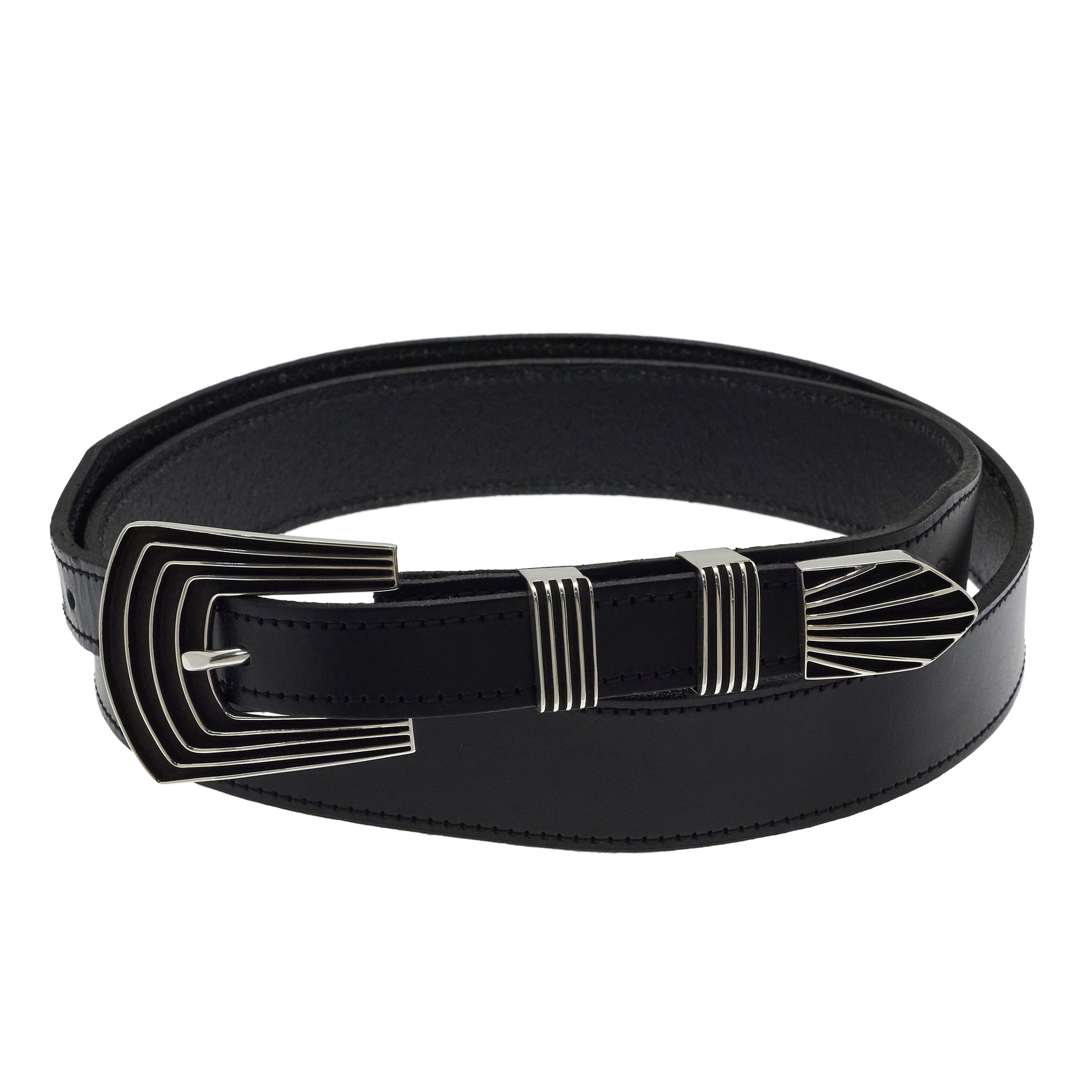 Ranger buckle all silver BK90 - Harpo Paris