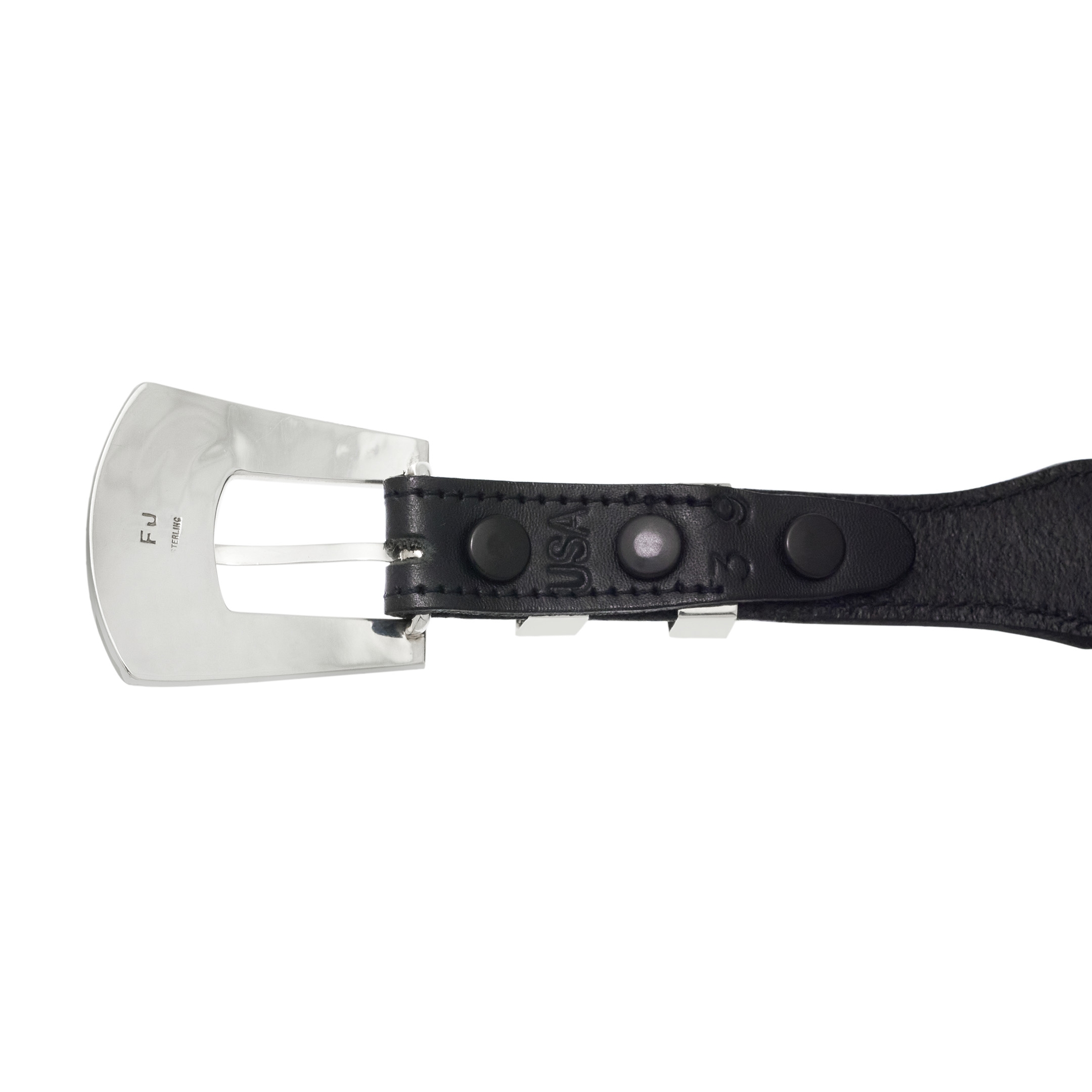 Ranger buckle all silver BK90 - Harpo Paris