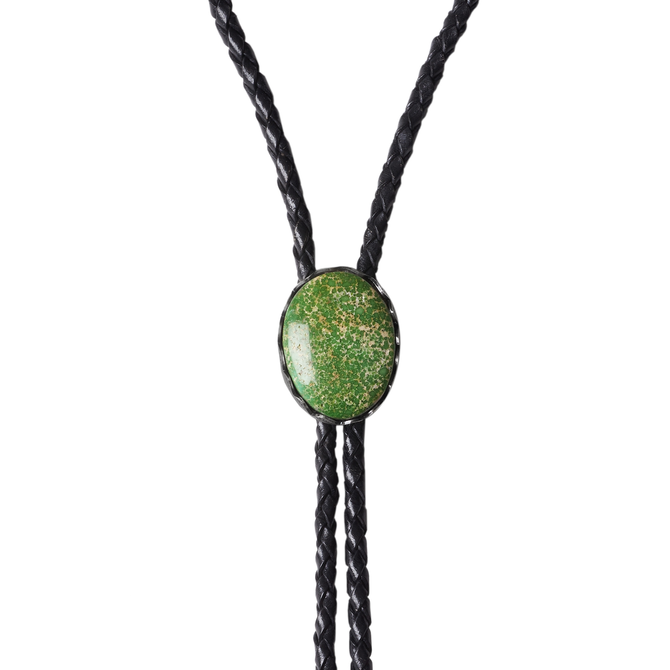 Bolo ties turquoise et argent BT88  - Harpo Paris