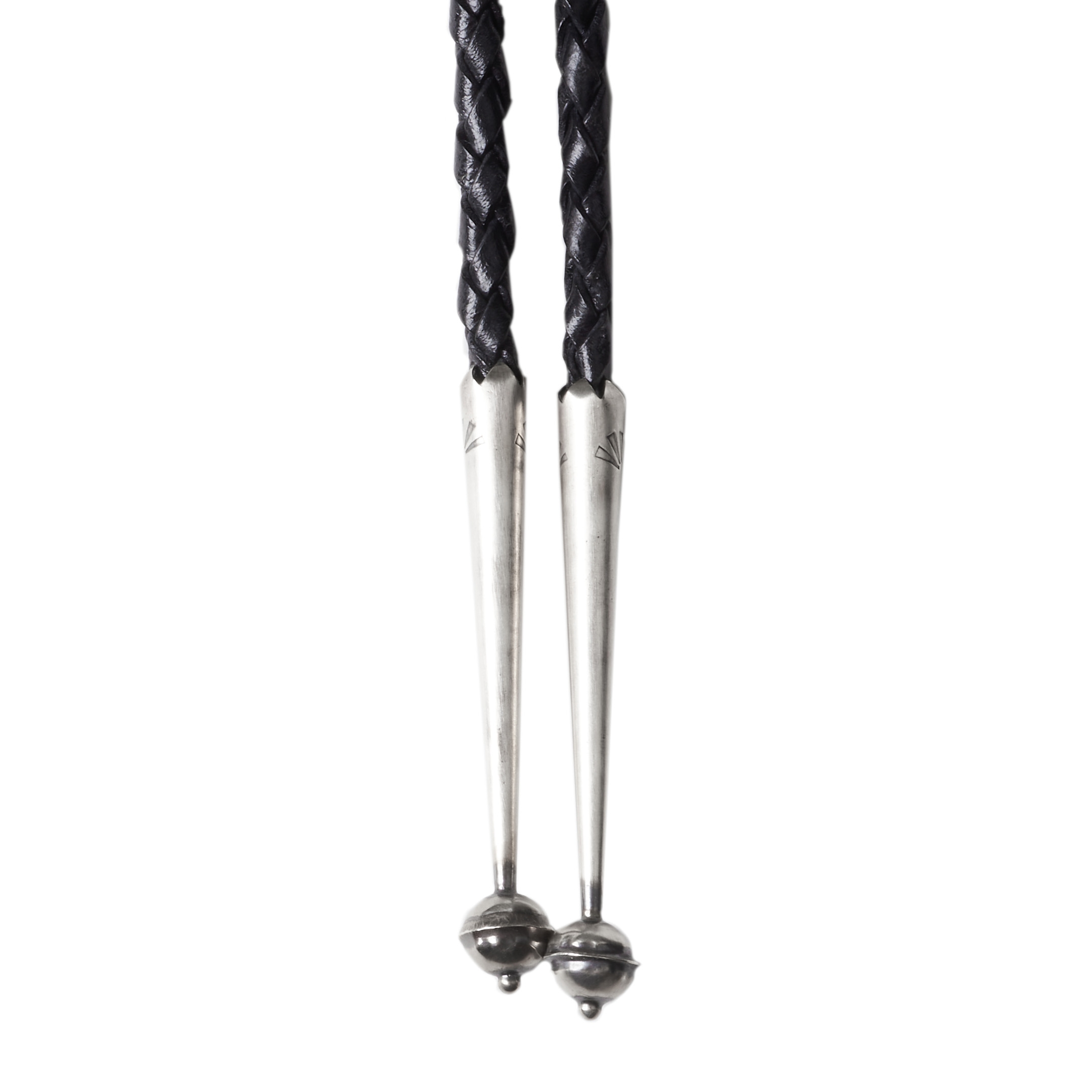 Turquoise and silver bolo ties BT88 - Harpo Paris