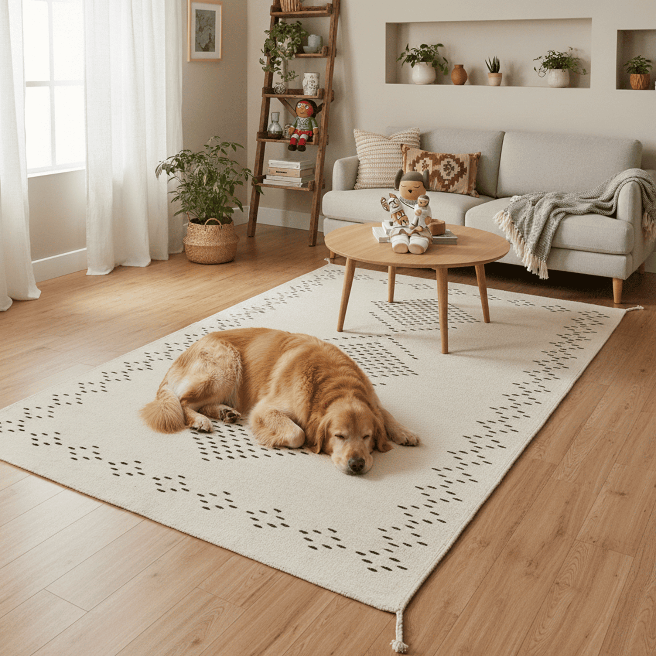 Zapotec rug mexican handcraft T151 - Harpo Paris