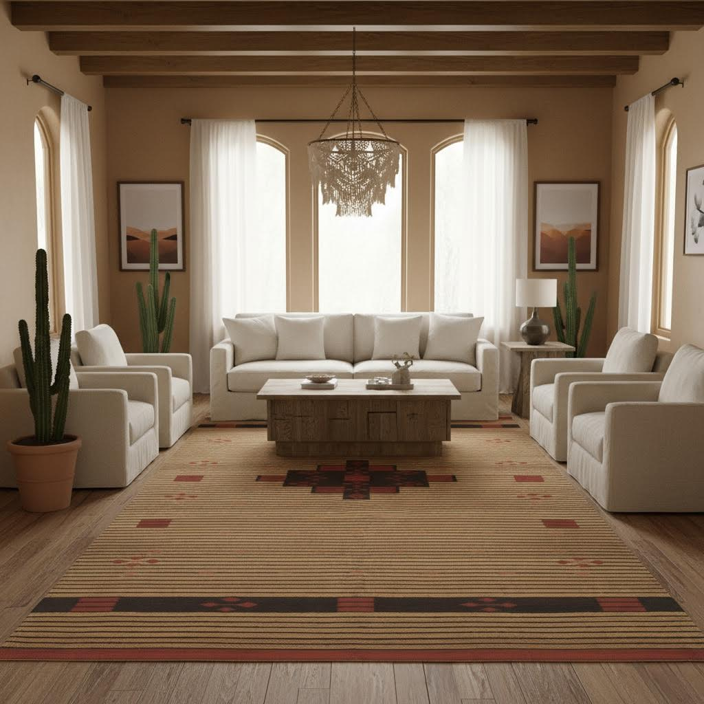 Tapis Zapotec fabrication artisanale mexicaine T149 - Harpo Paris