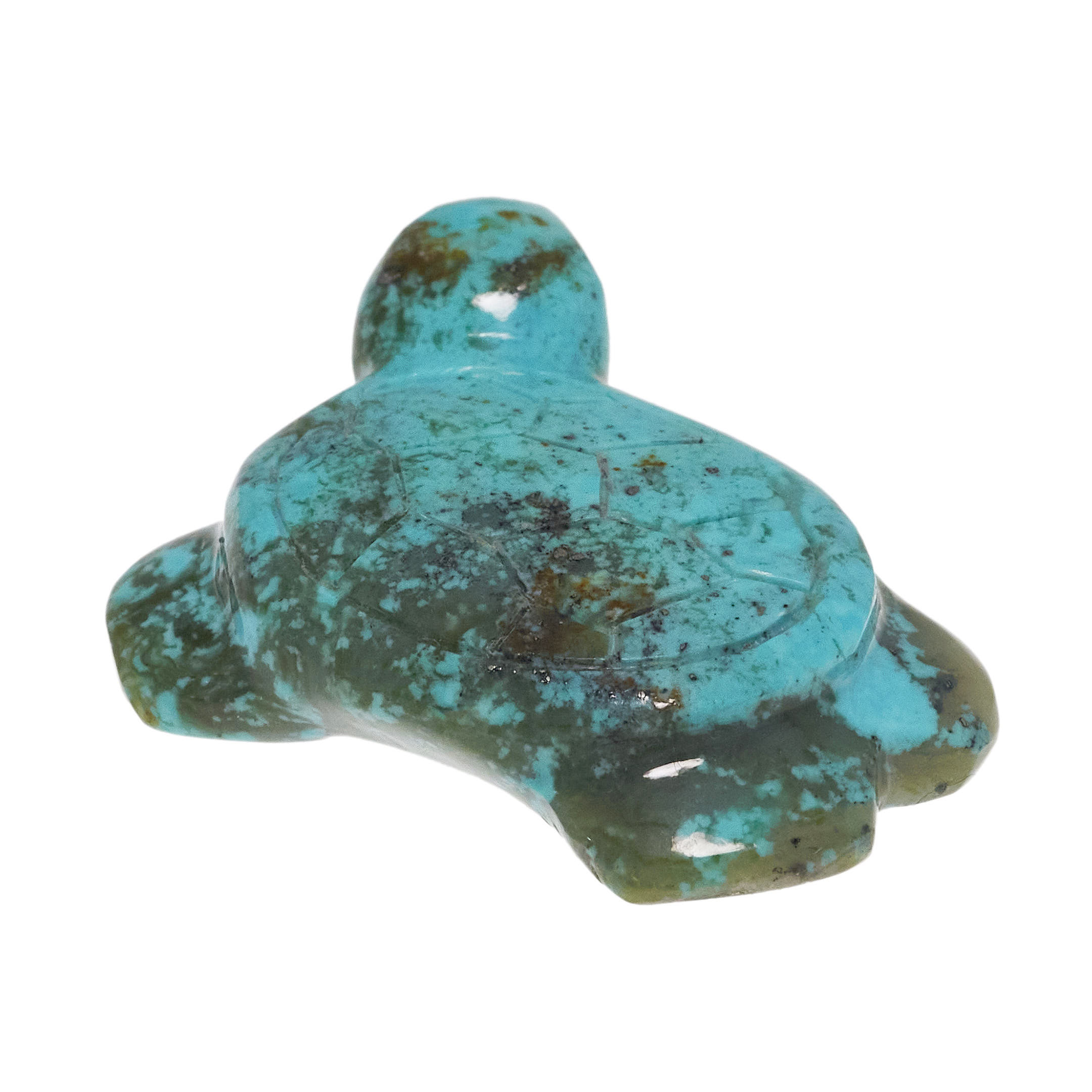 Fétiche tortue Zuni FE267 - Harpo Paris