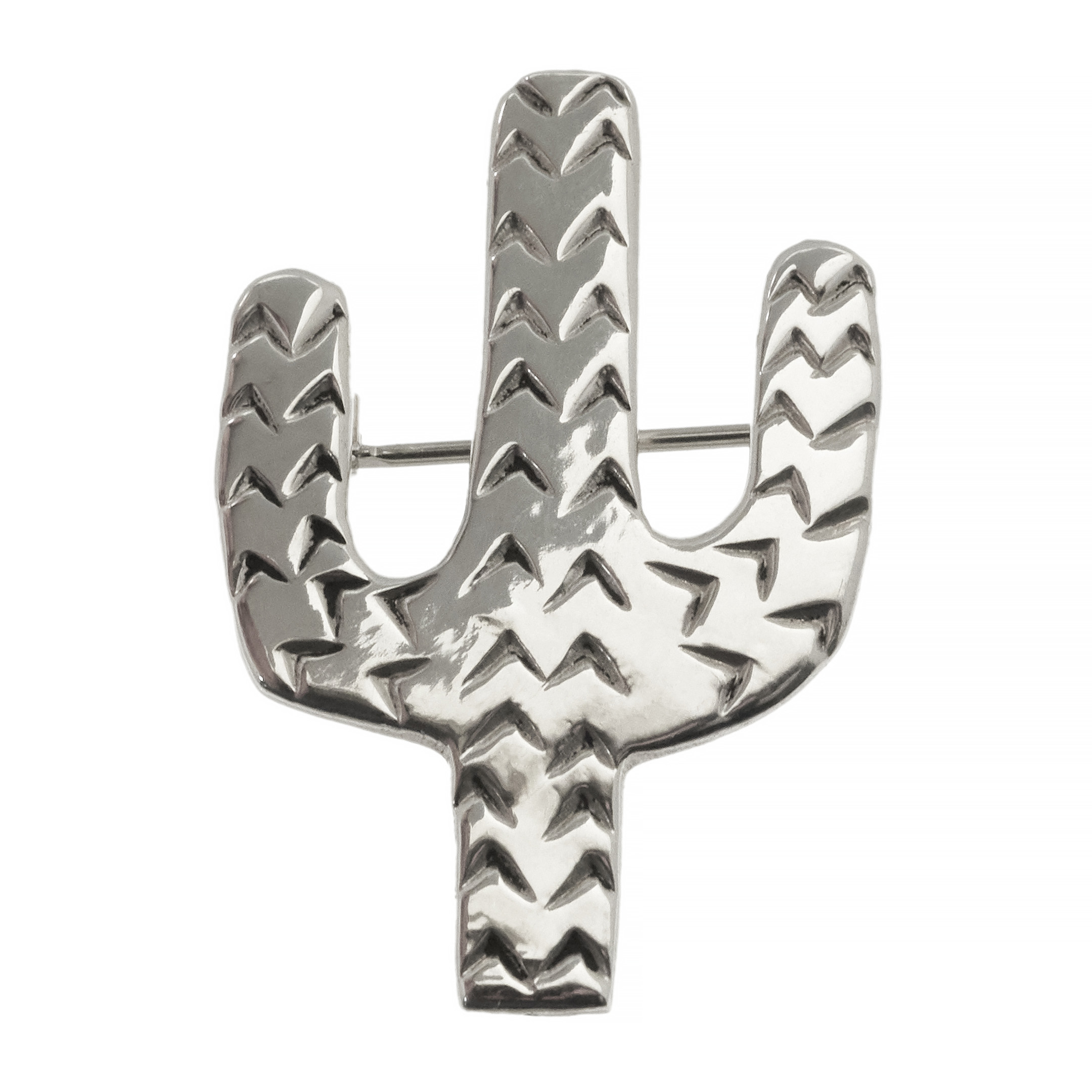 Broche cactus en argent BRO103 - Harpo Paris