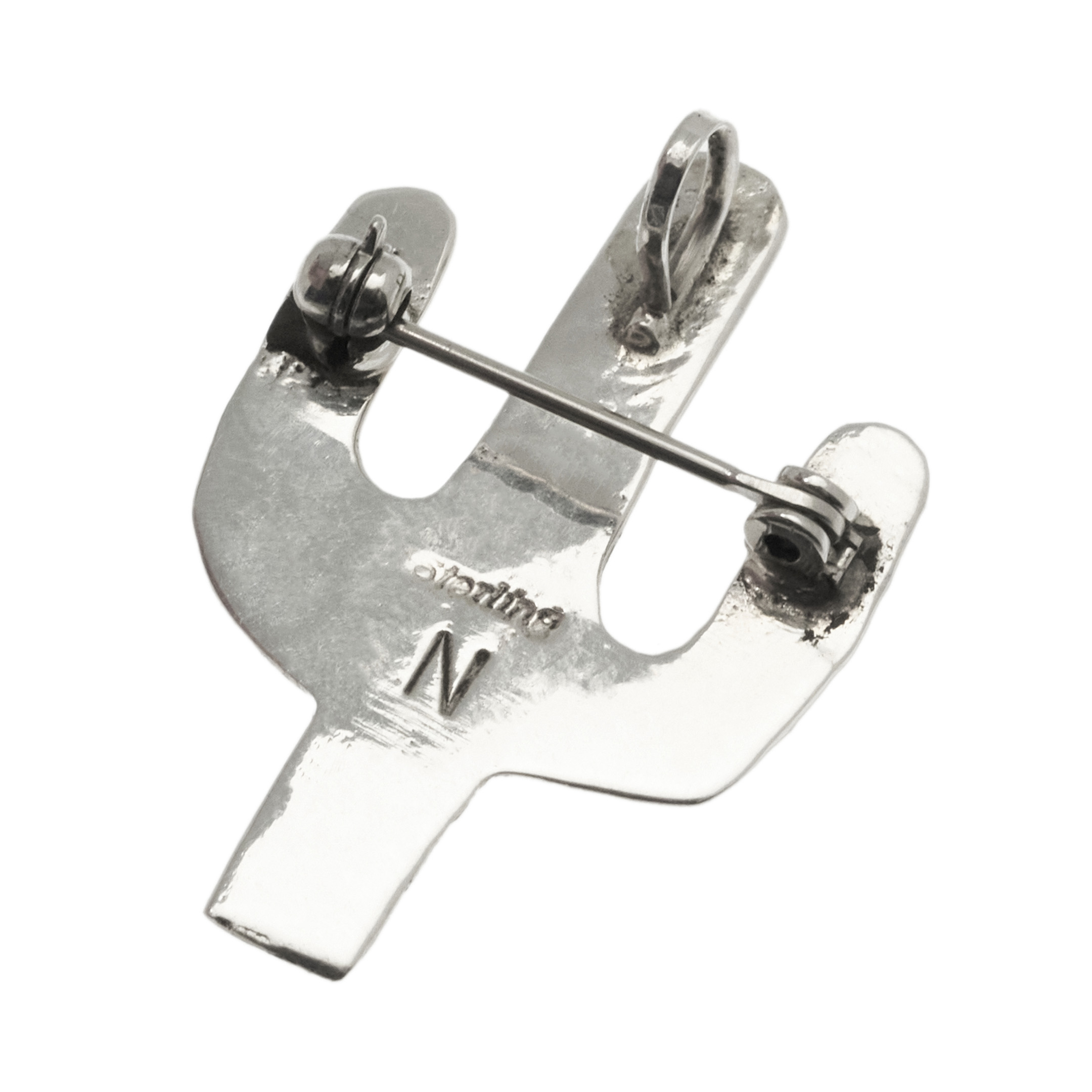 Silver brooch/pendant cactus BRO103 - Harpo Paris
