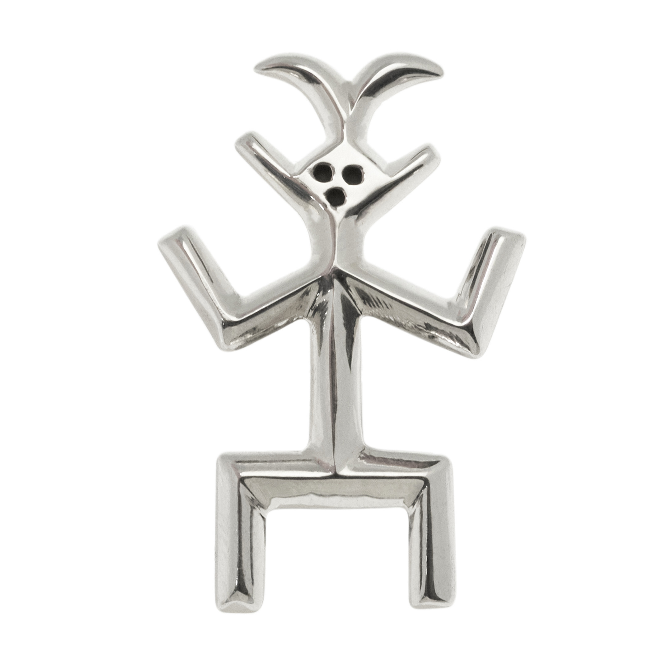 Broche Yei en argent BRO105 - Harpo Paris