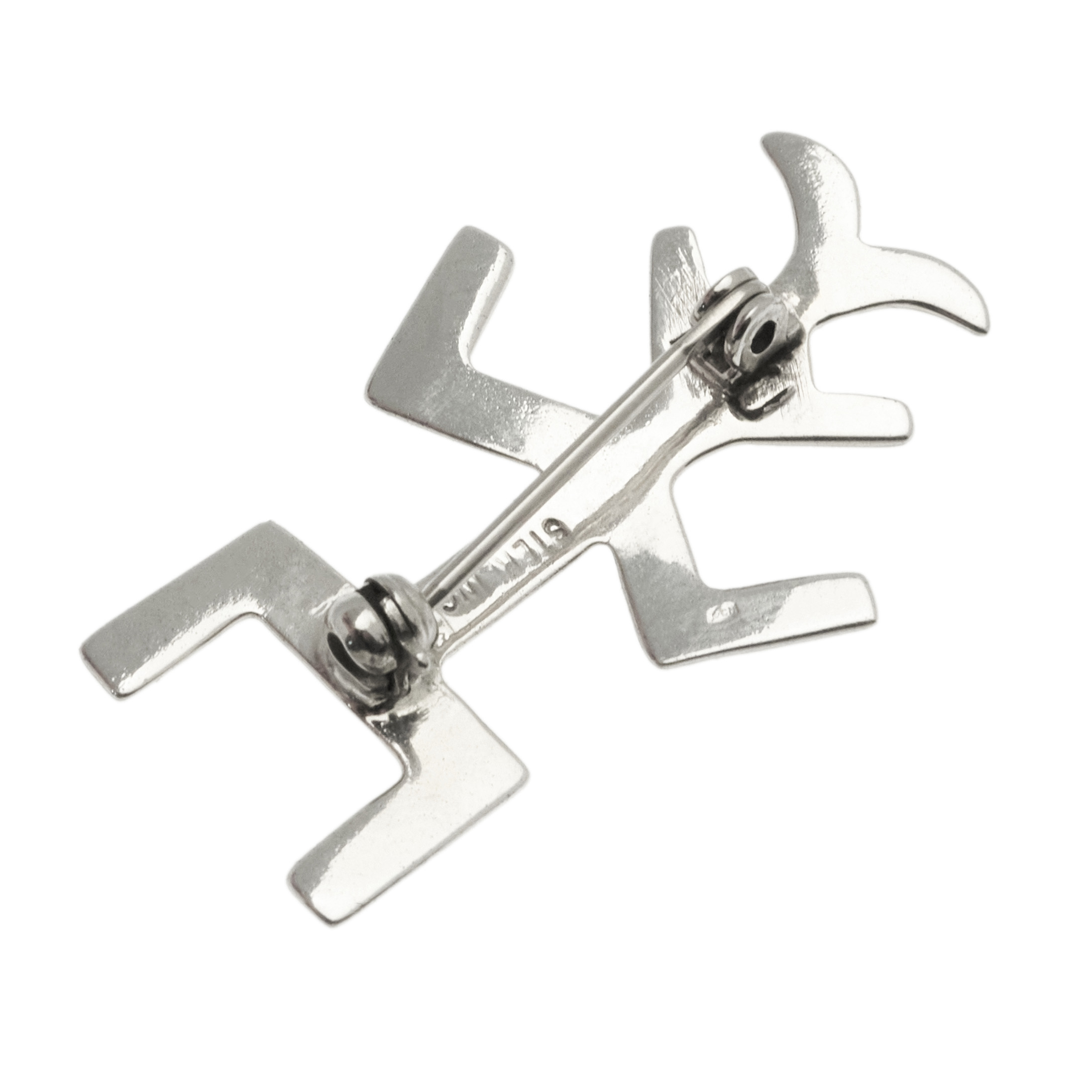 Broche Yei en argent BRO105 - Harpo Paris