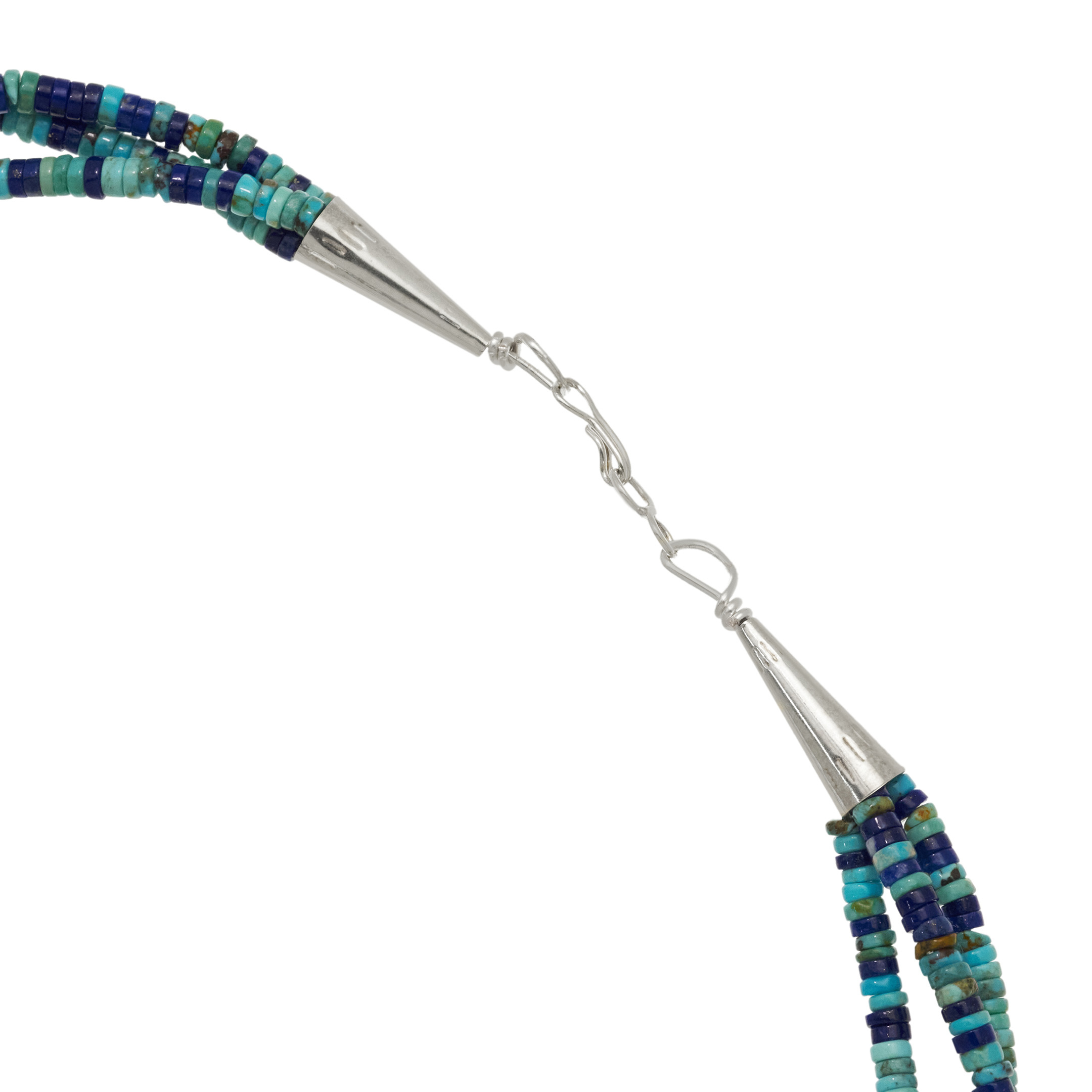 Collier turquoises et lapis-lasuli CO280 - Harpo Paris