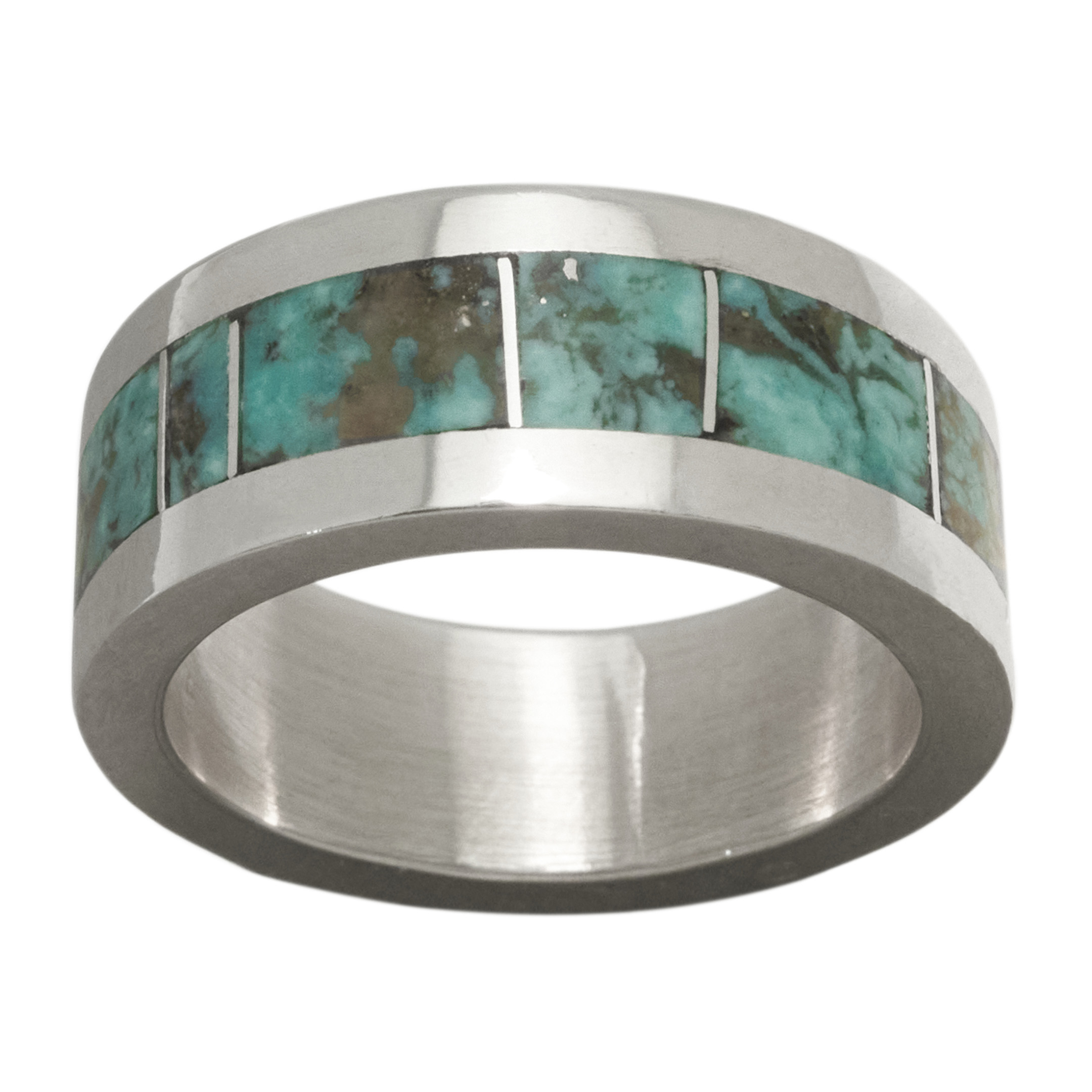 Inlay and silver ring BA1778 - Harpo Paris