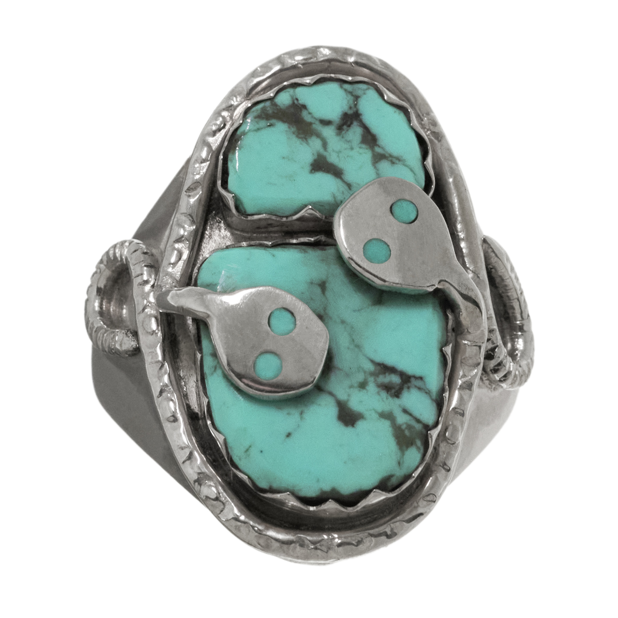 Bague turquoise et argent BA1780 - Harpo Paris