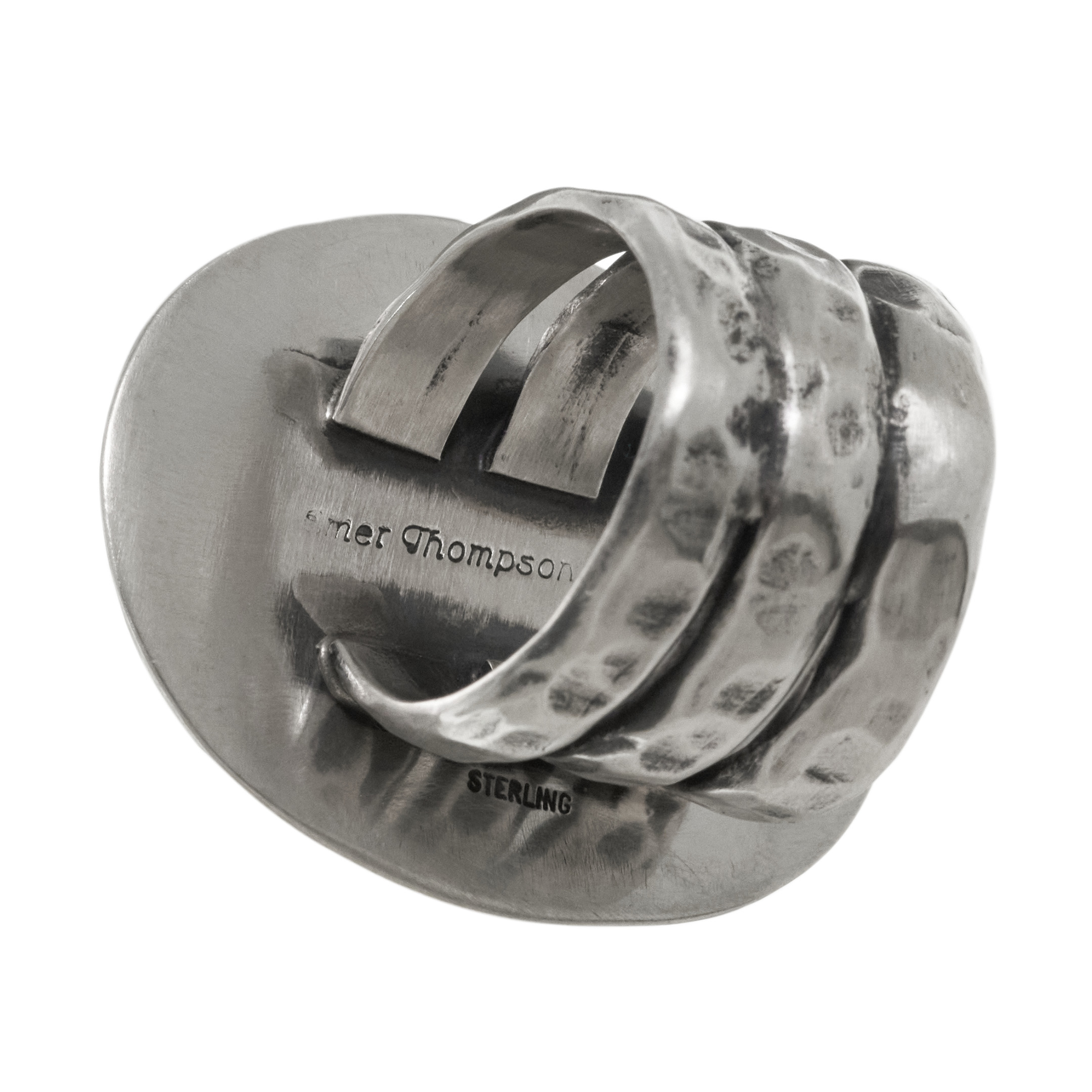 Turquoise and silver ring BA1782 - Harpo Paris