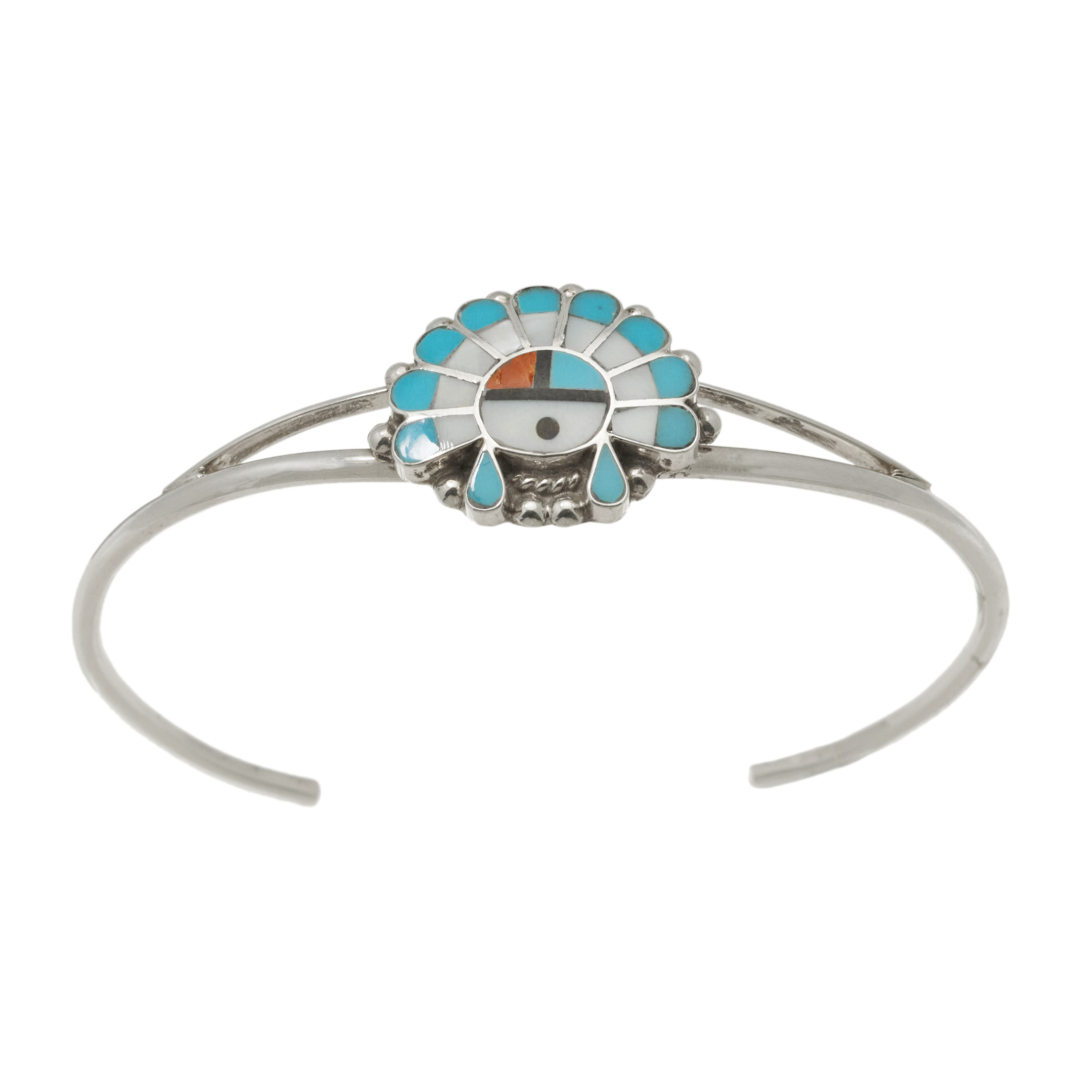 Sunface and silver bracelet BR1000 - Harpo Paris