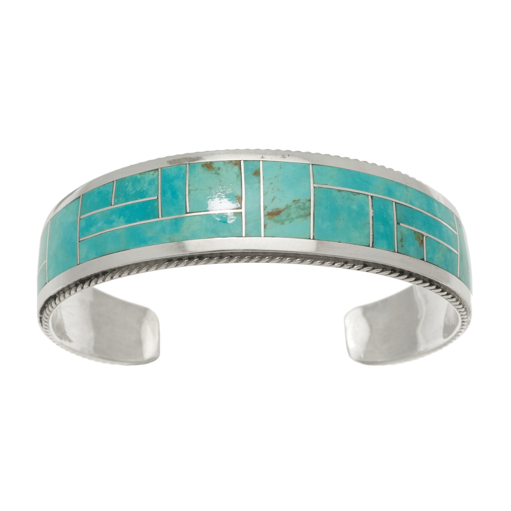 Bracelet turquoise et argent BR1001 - Harpo Paris