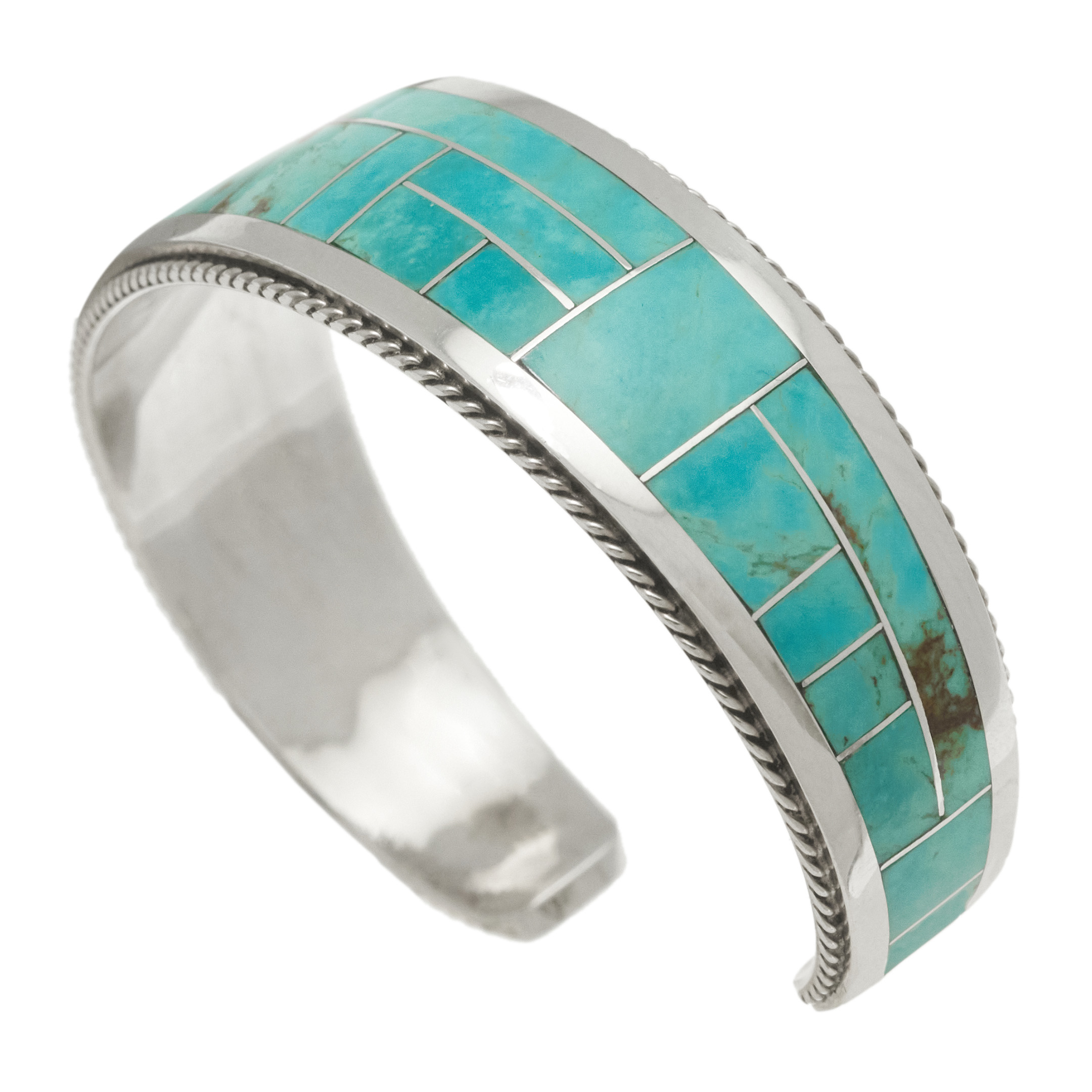 BR1001 Bracelet turquoise et argent Harpo