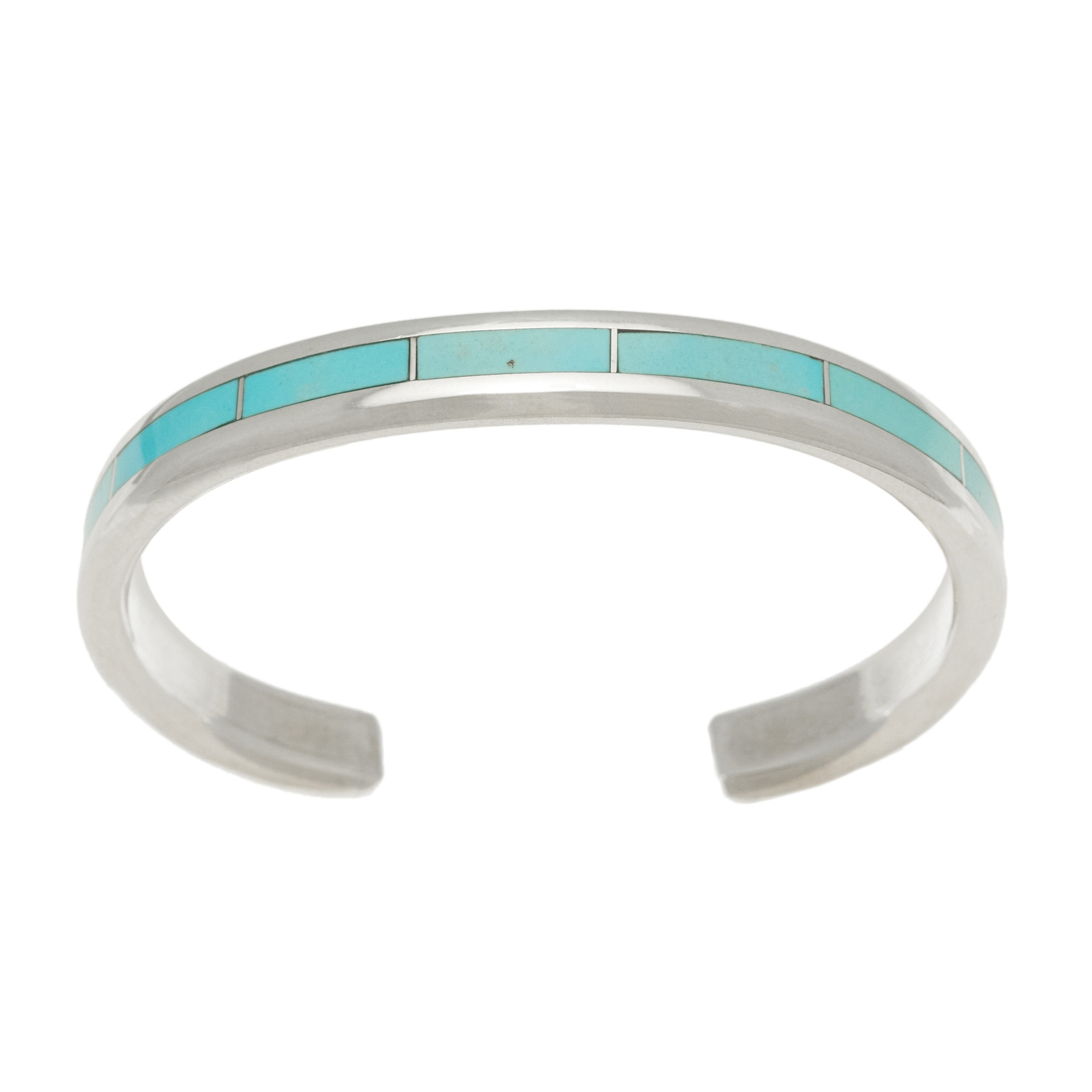 Bracelet turquoise and silver BR1003 - Harpo Paris