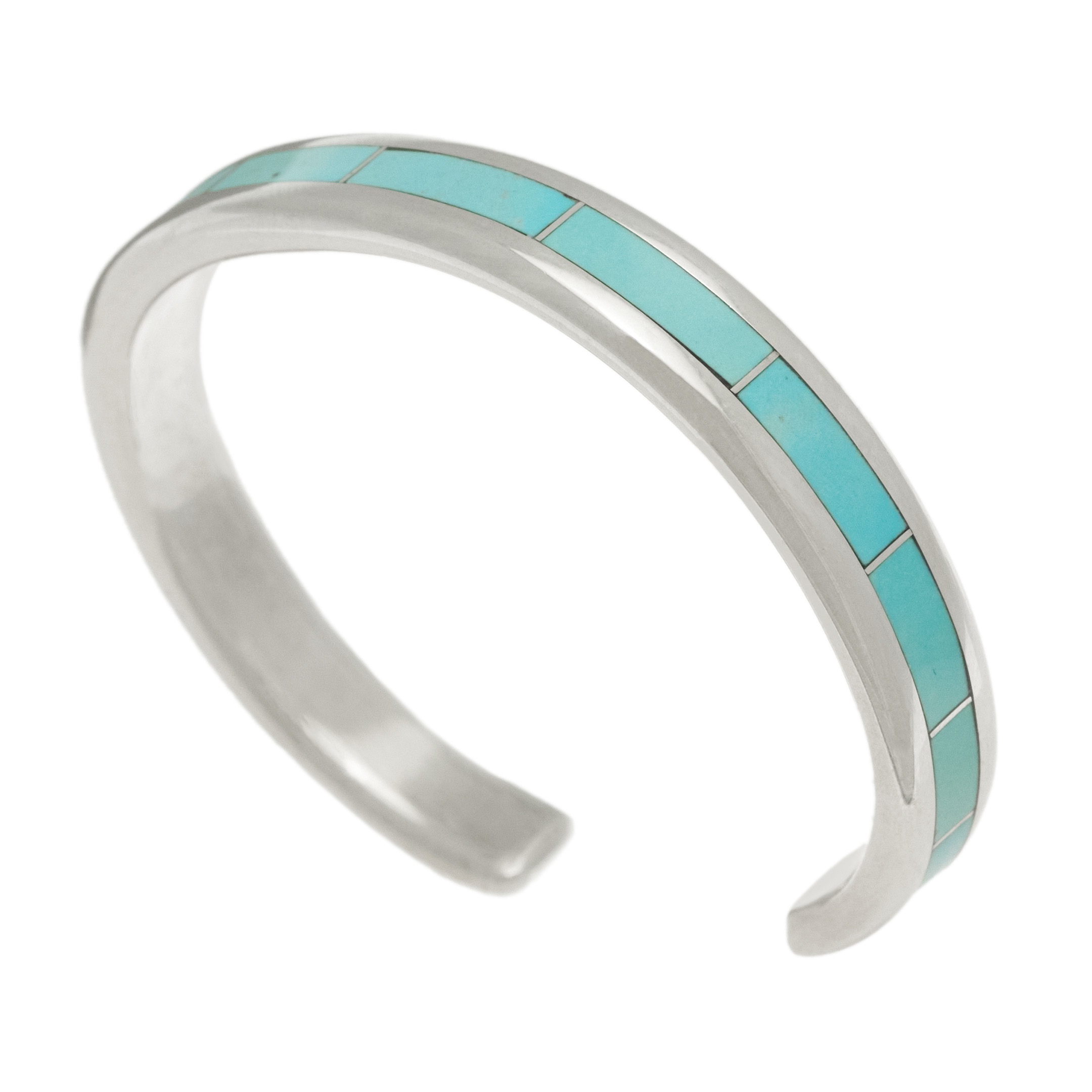 Bracelet turquoise et argent BR1003 - Harpo Paris