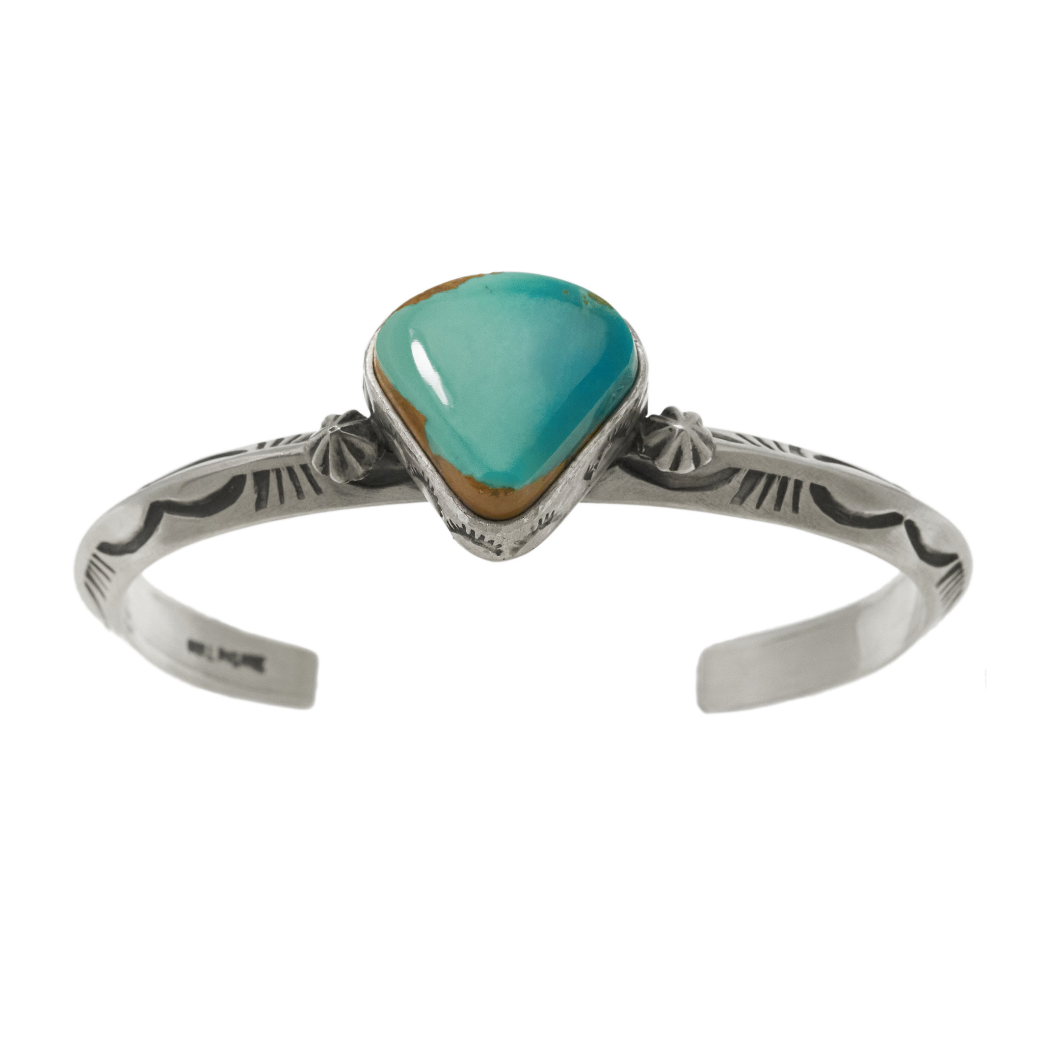 Bracelet turquoise argent BR1004 - Harpo Paris
