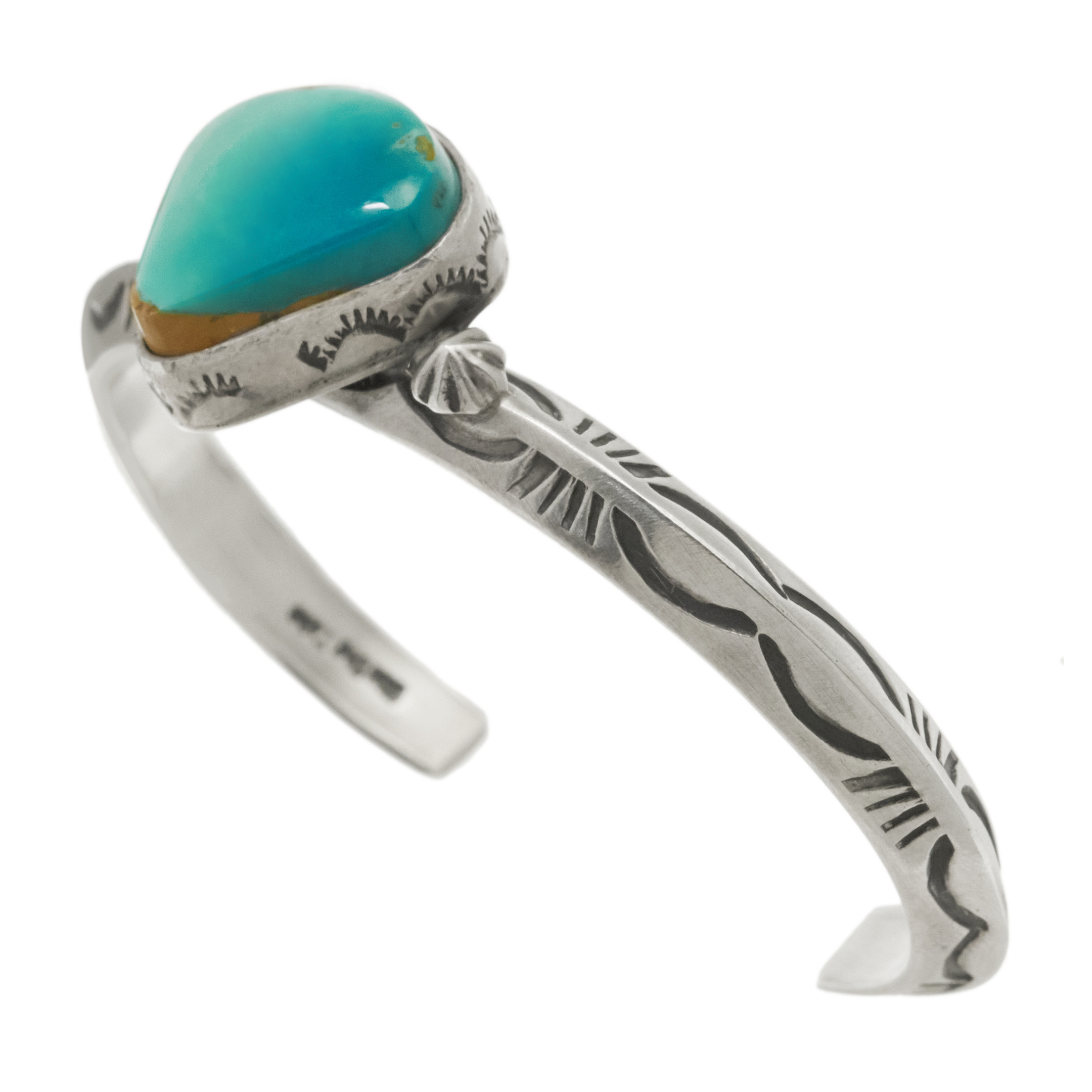 Navajo turquoise bracelet BR1004 - Harpo Paris