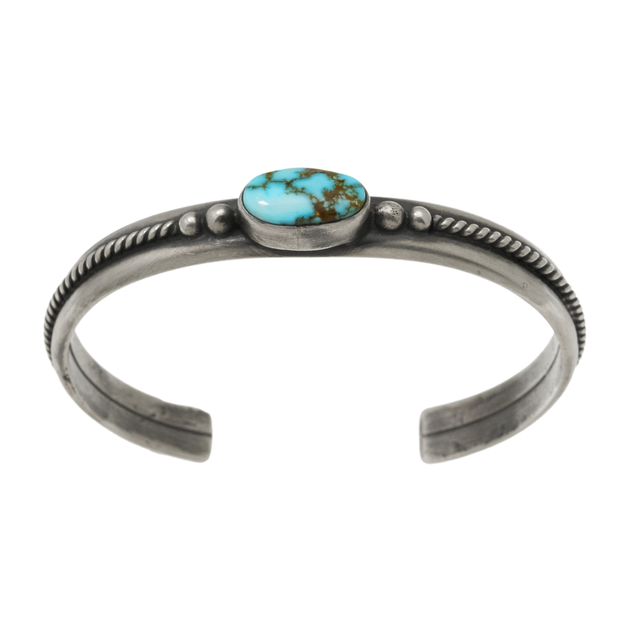 Bracelet turquoise et argent BR1010 - Harpo Paris