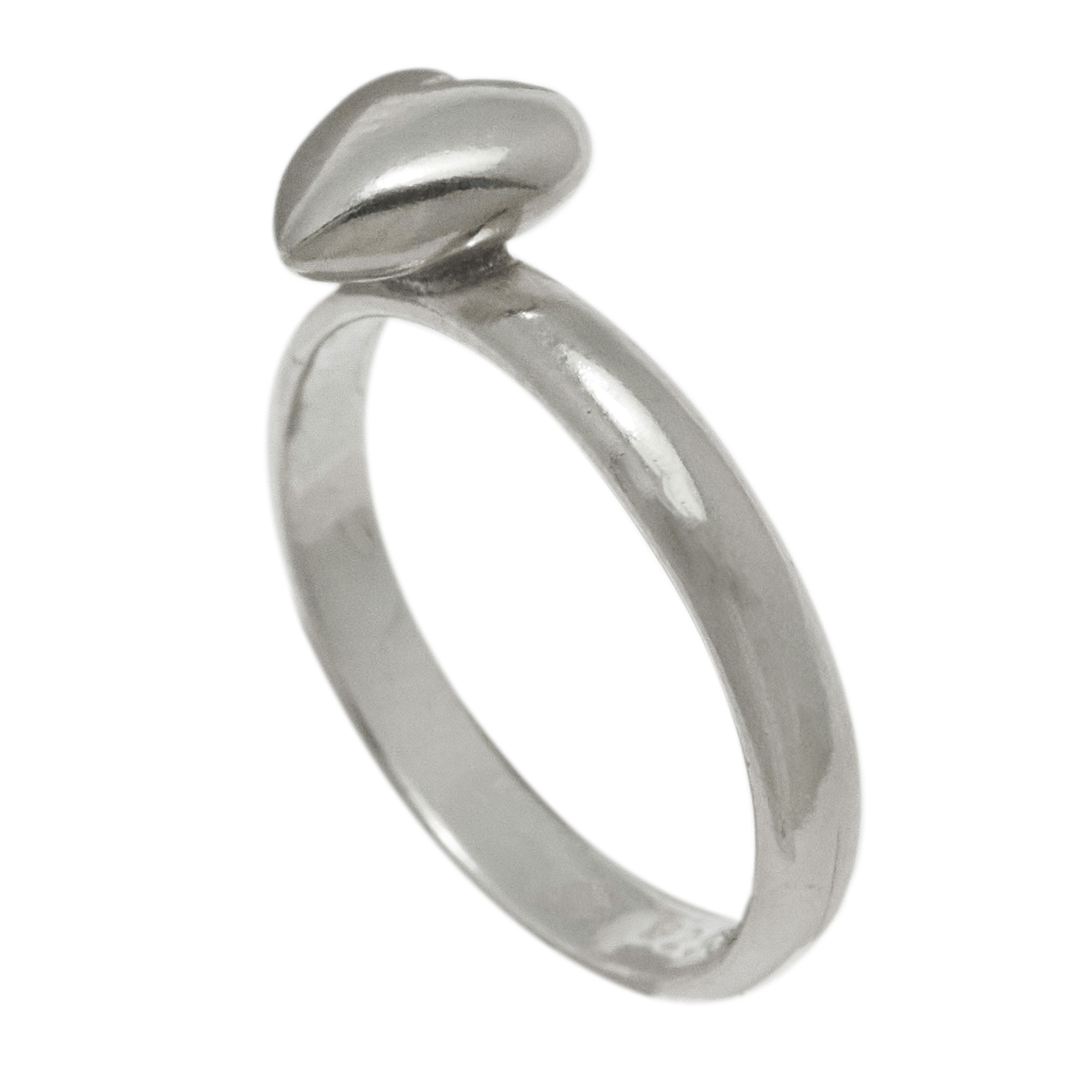 Silver heart ring BAW50 - Harpo Paris