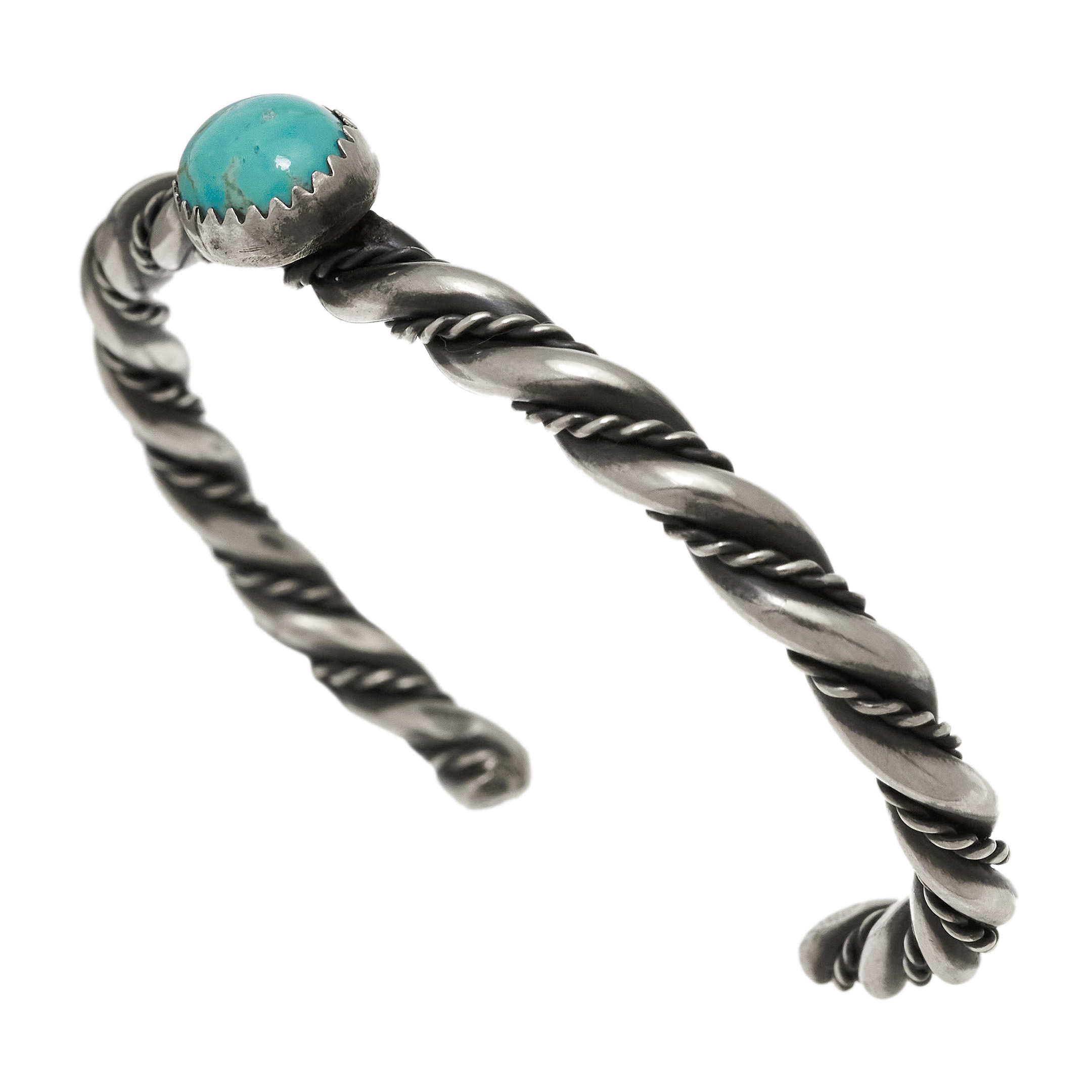 Bracelet turquoise and silver BR1023 - Harpo Paris