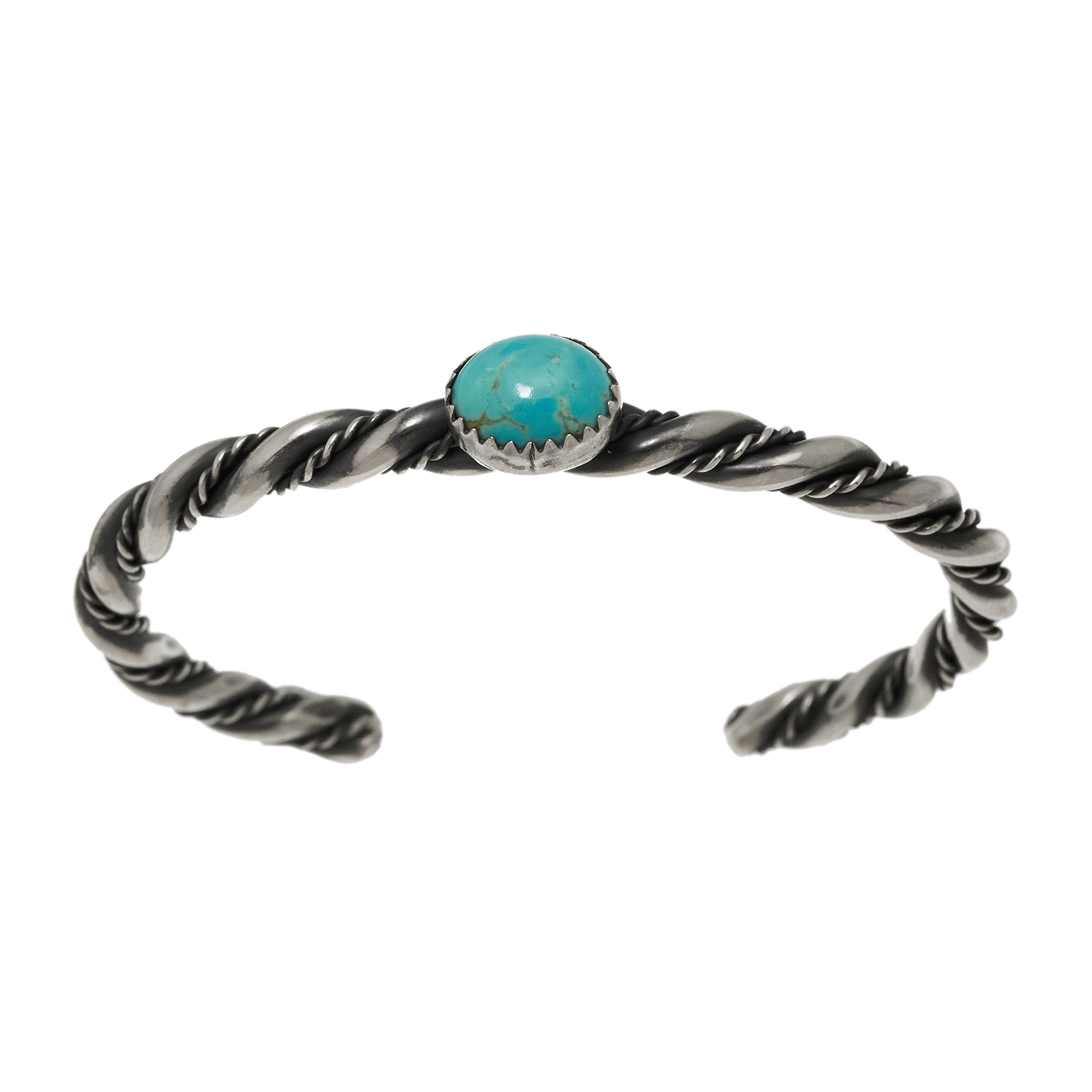 Bracelet turquoise and silver BR1023 - Harpo Paris