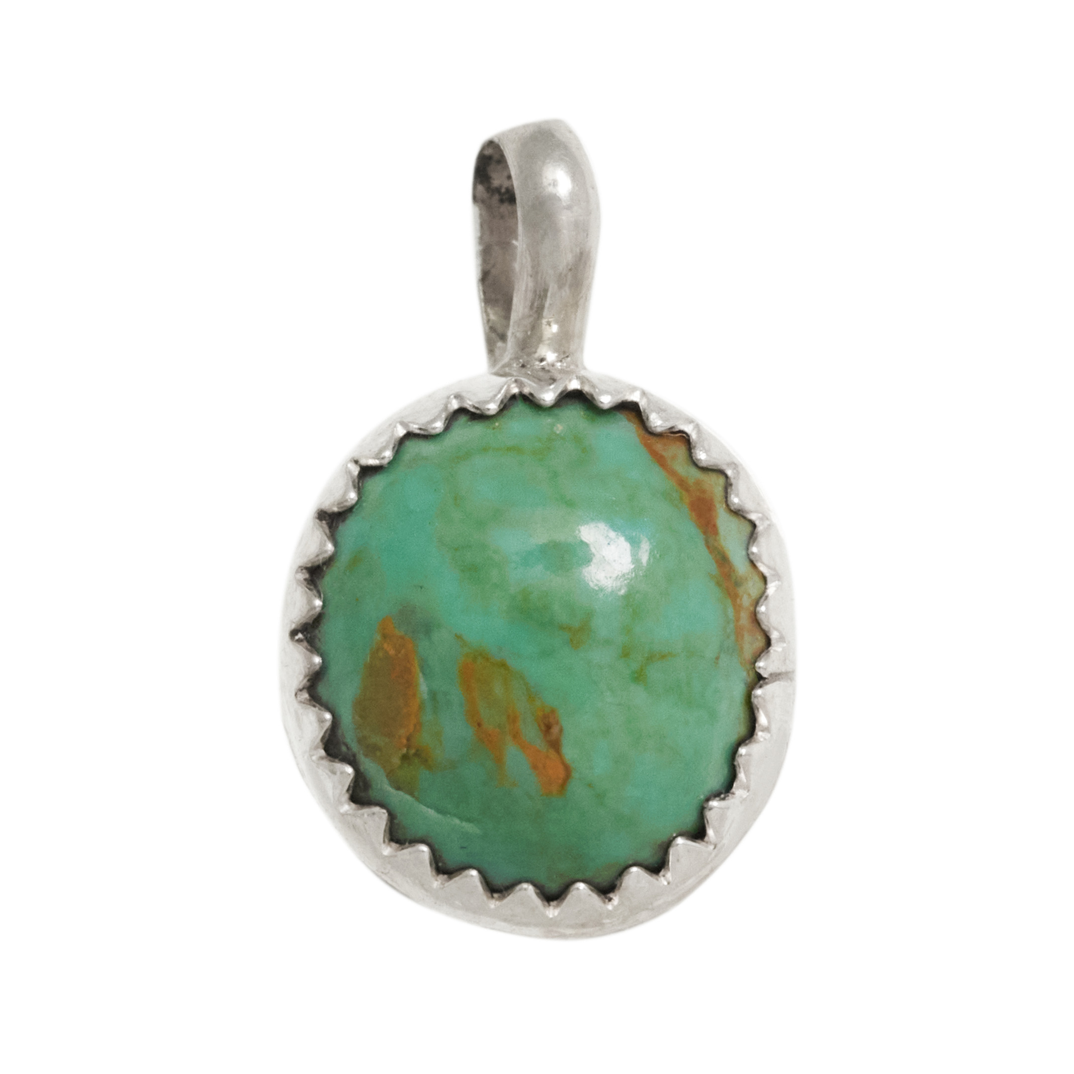 Turquoise Navajo pendant, PE651 - Harpo Paris