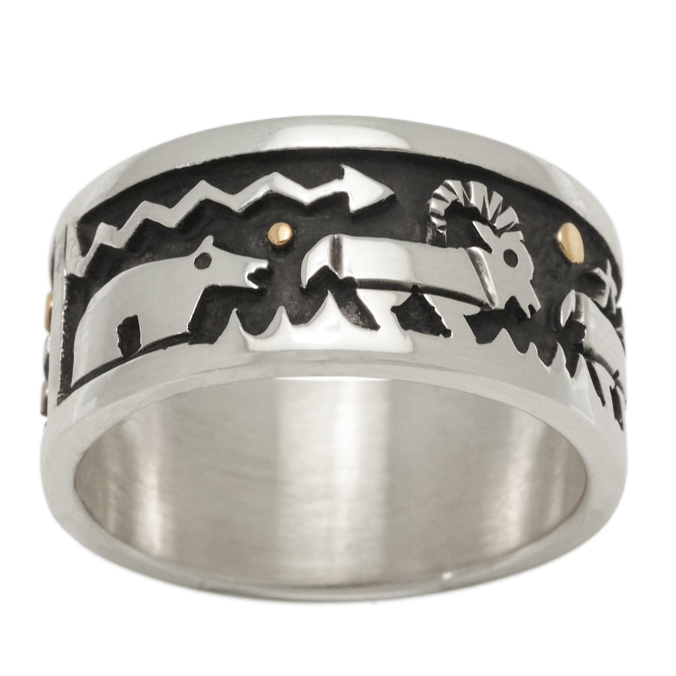 Bague en argent massif, BA1792 - Harpo Paris