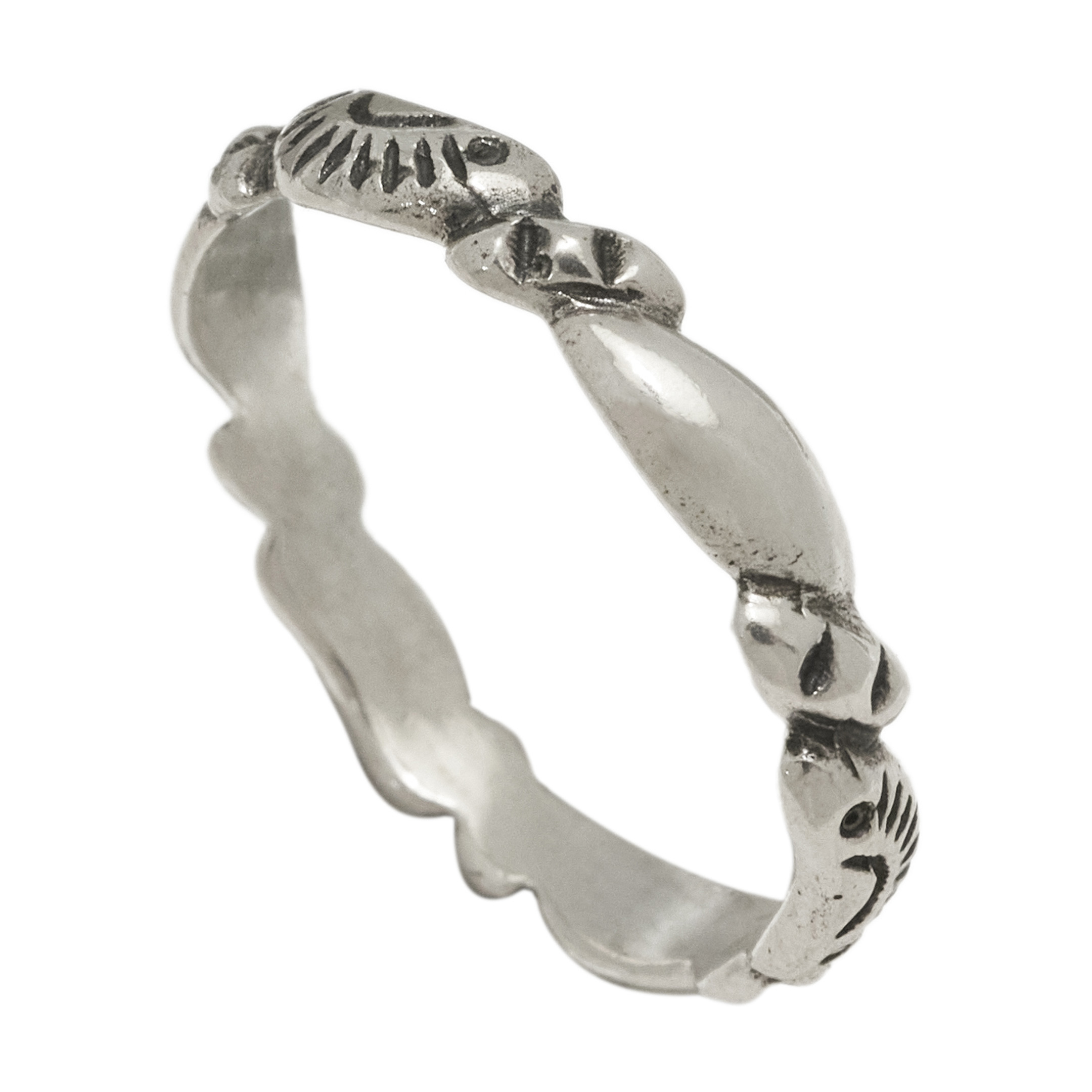 Silver ring BA1795 - Harpo Paris