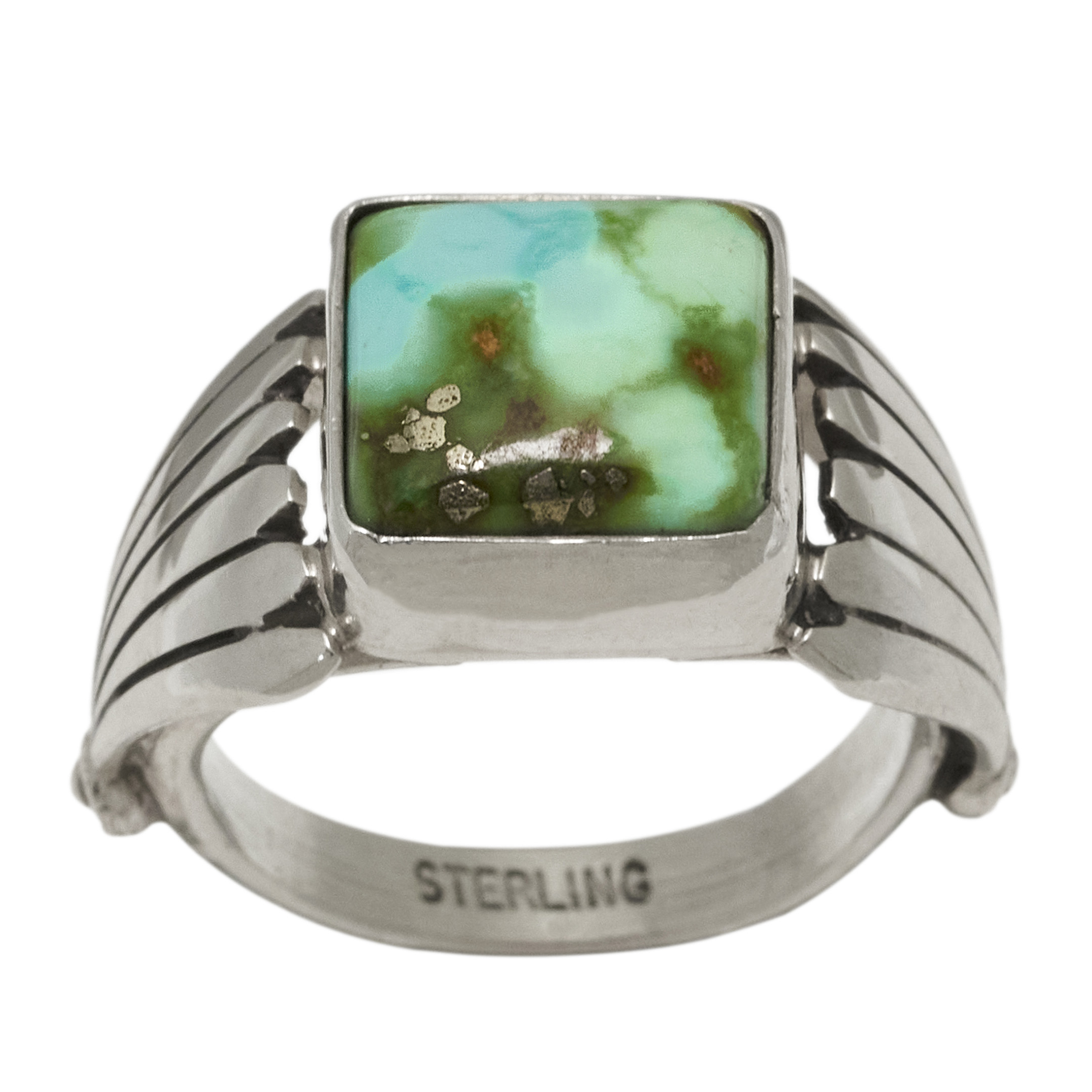 Bague turquoise et argent BA1803 - Harpo Paris