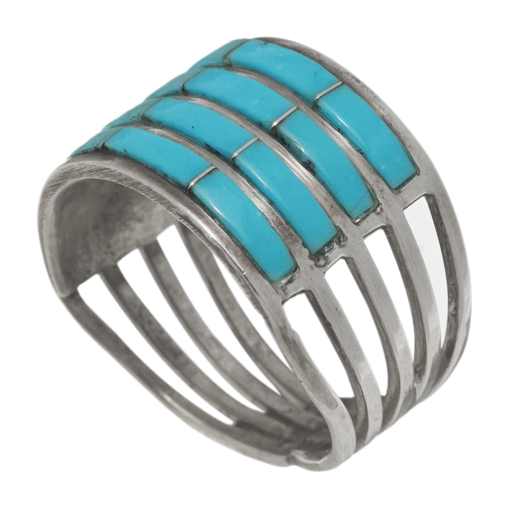 Bague turquoise et argent BA1814 - Harpo Paris