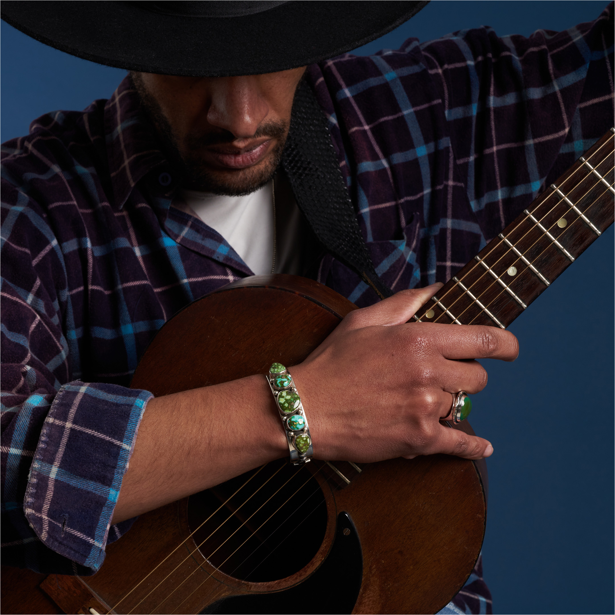 Bague turquoise et argent BA1804 - Harpo Paris