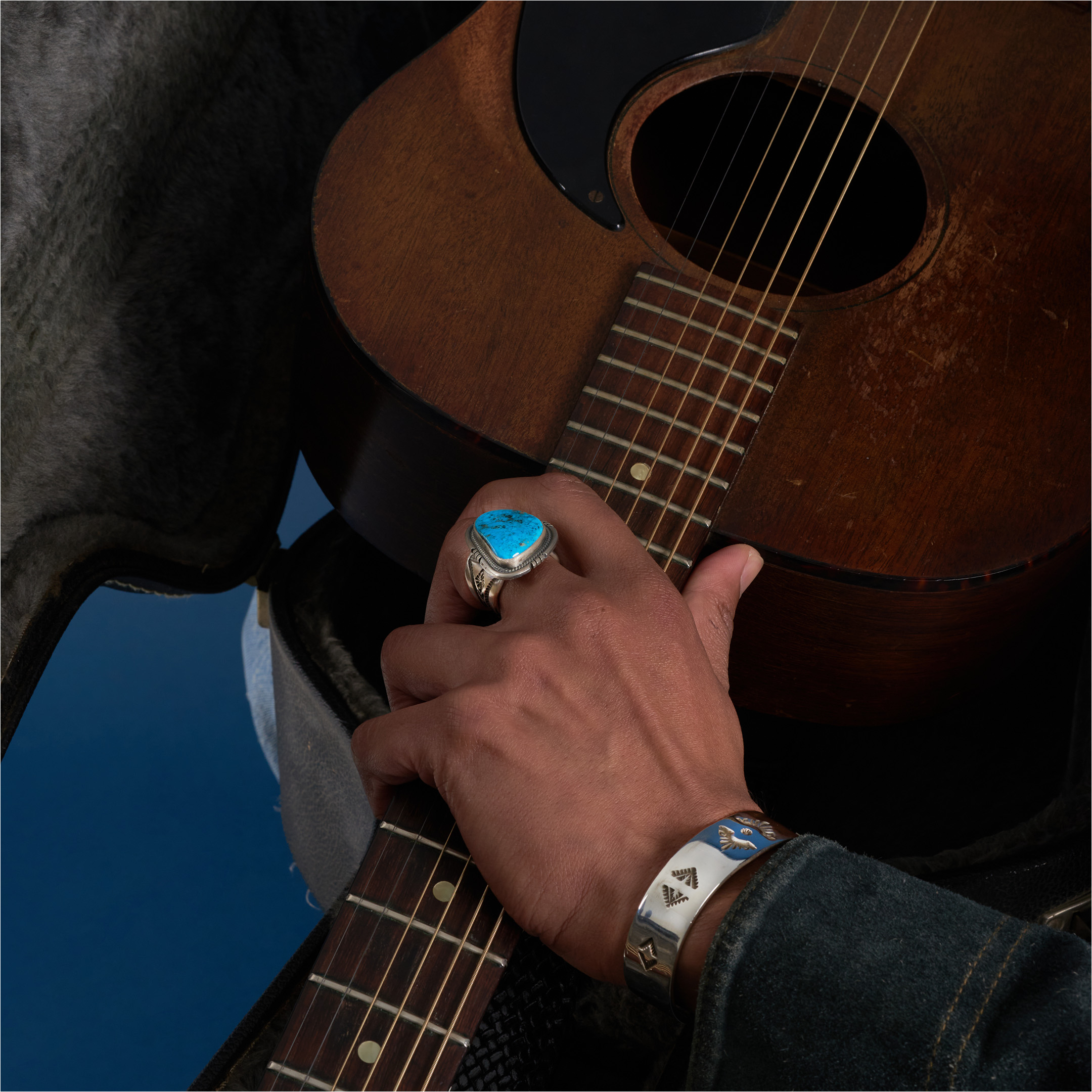 Navajo bracelet in silver BR945 - Harpo Paris